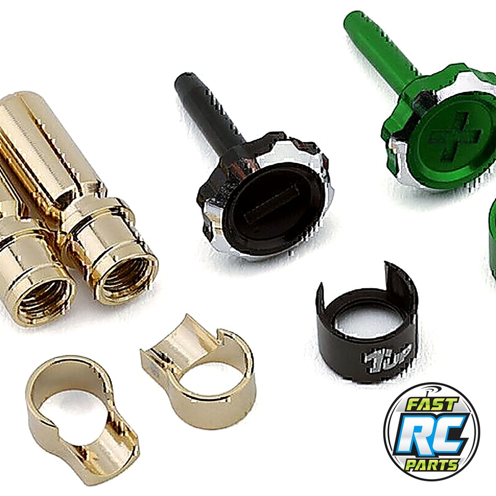 Lockdown Adjustable Bullet Plug Grips W/5mm Bullets (Green/Black)