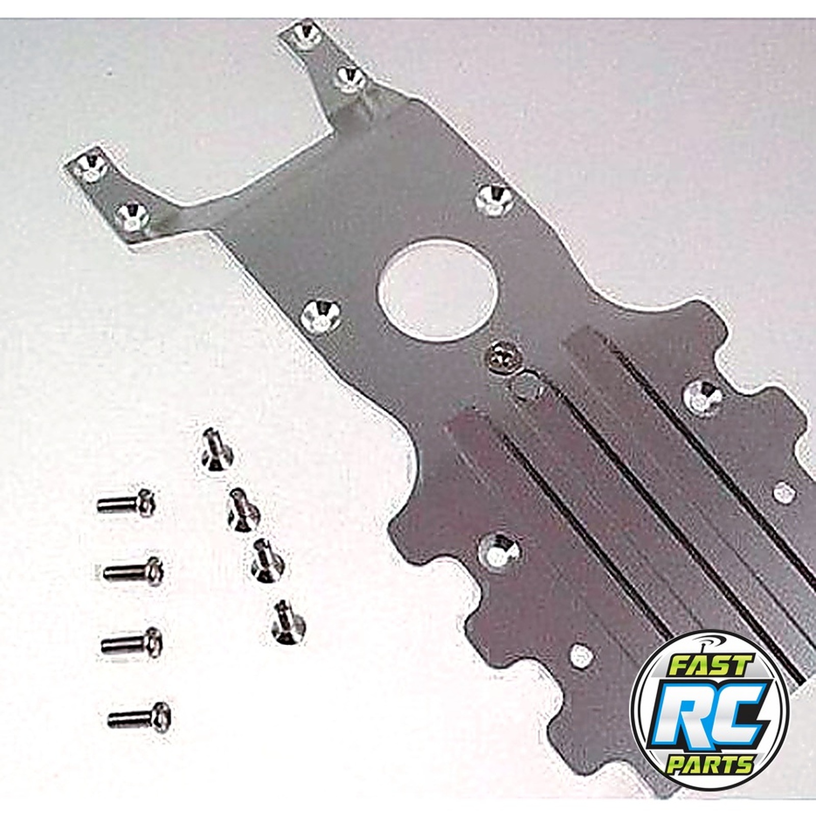 Monster GT Silver Aluminum Front Skid Plate