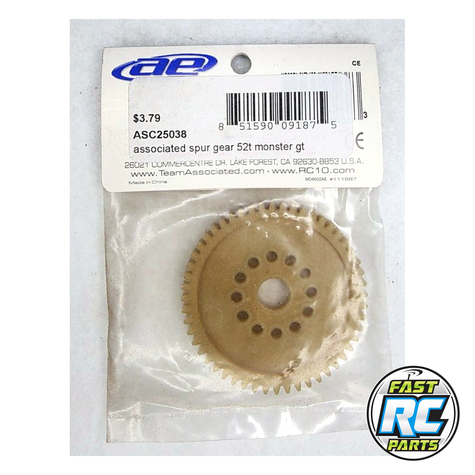 Spur Gear 52 Tooth (standard)