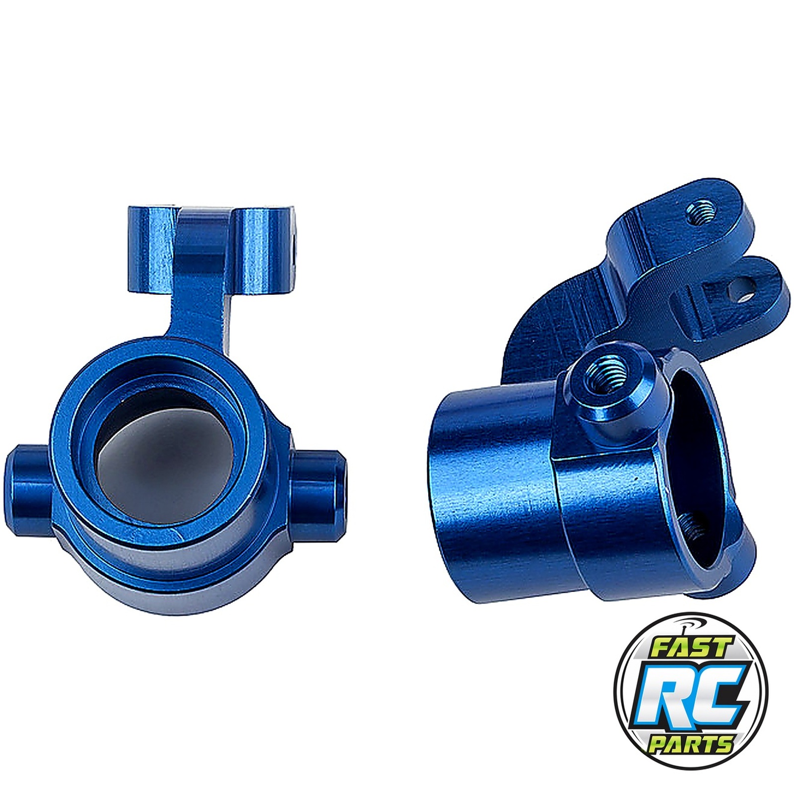 SR7 FT Steering Blocks blue aluminum