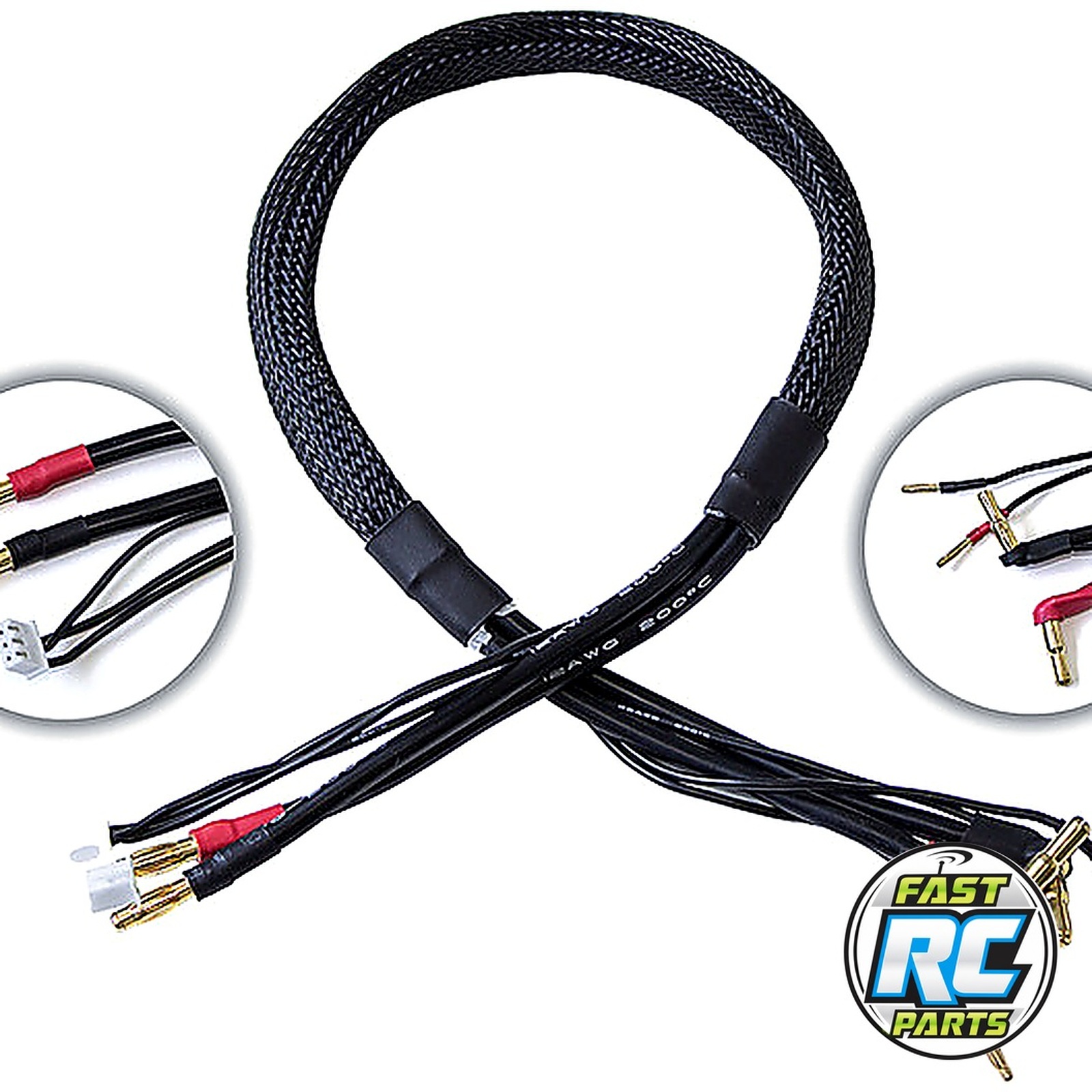Reedy 1-2S 4mm/5mm Pro Charge Lead
