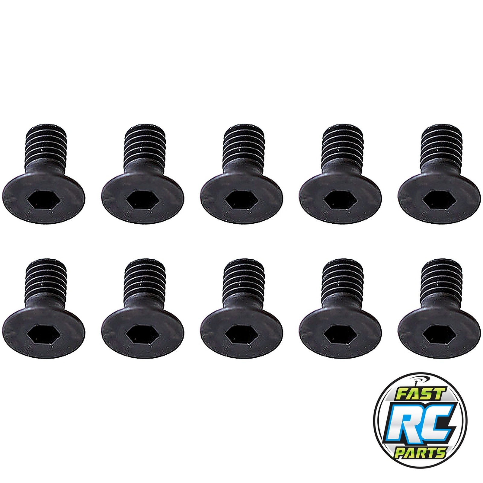 Screws M2.5x8mm FHCS 2mm hex