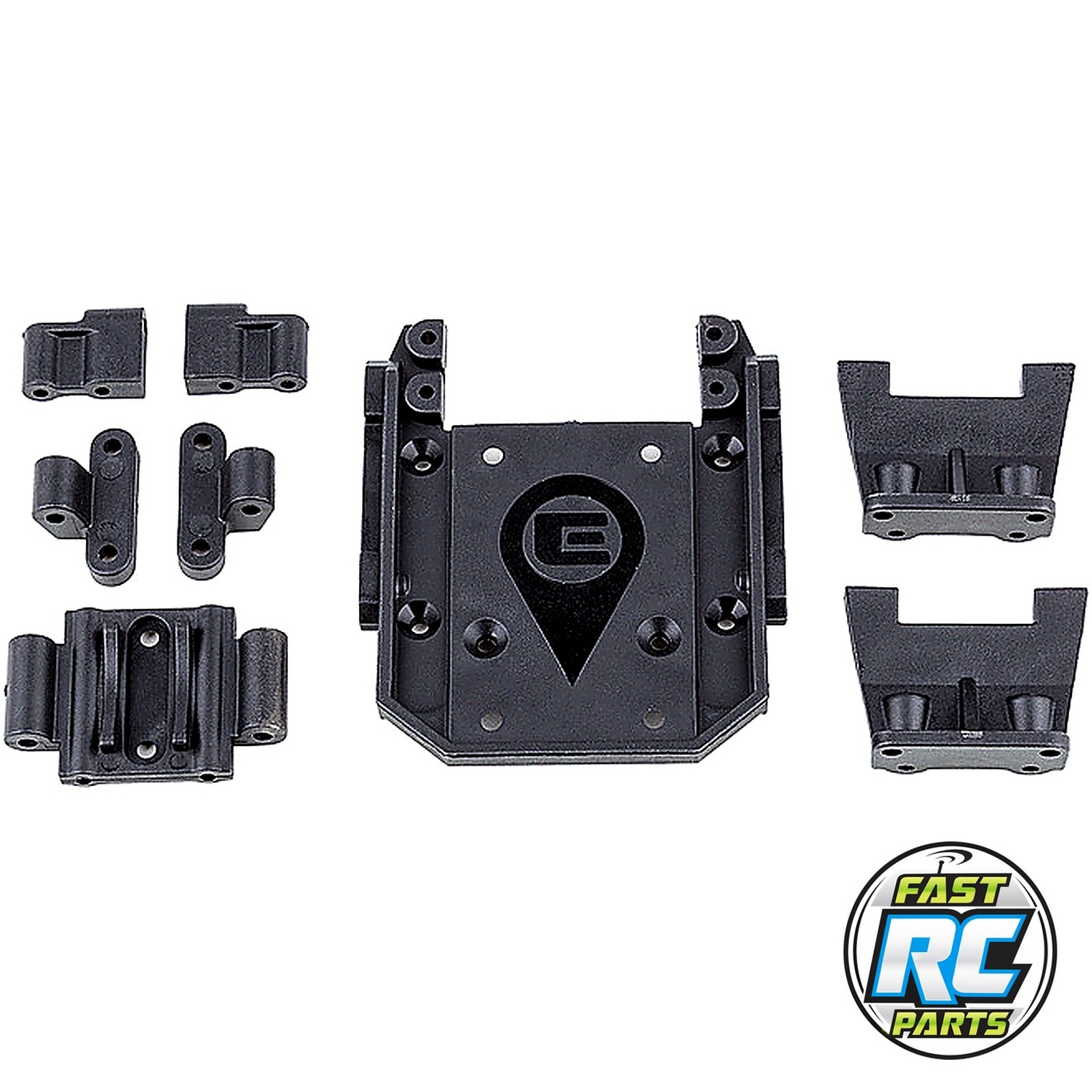 Enduro IFS Gearbox and Servo Mounts Set hard