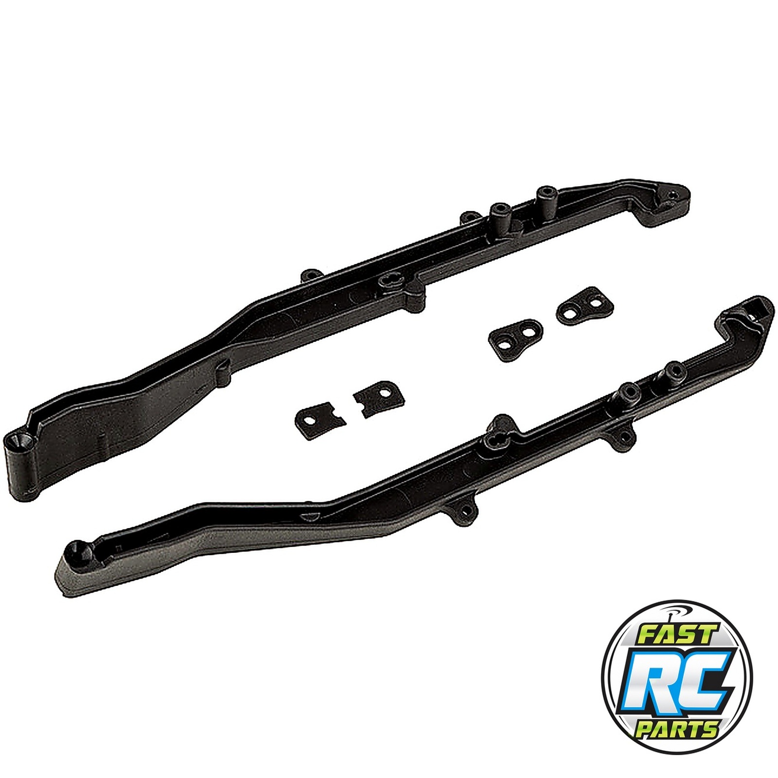 RC10SC6.4 FT Side Rails and Tower Wedges carbon