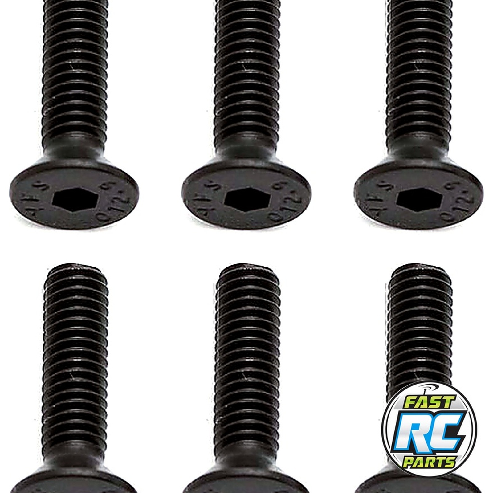 M4x16mm FHCS Flat Head Cap Screws (6)