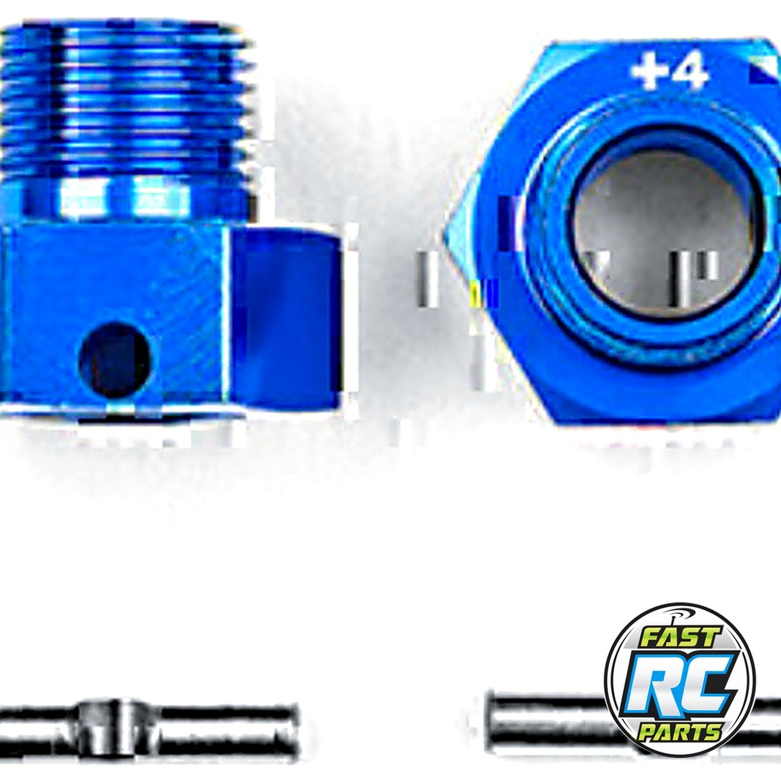 RC8T4 FT WHEEL HEXES 4mm