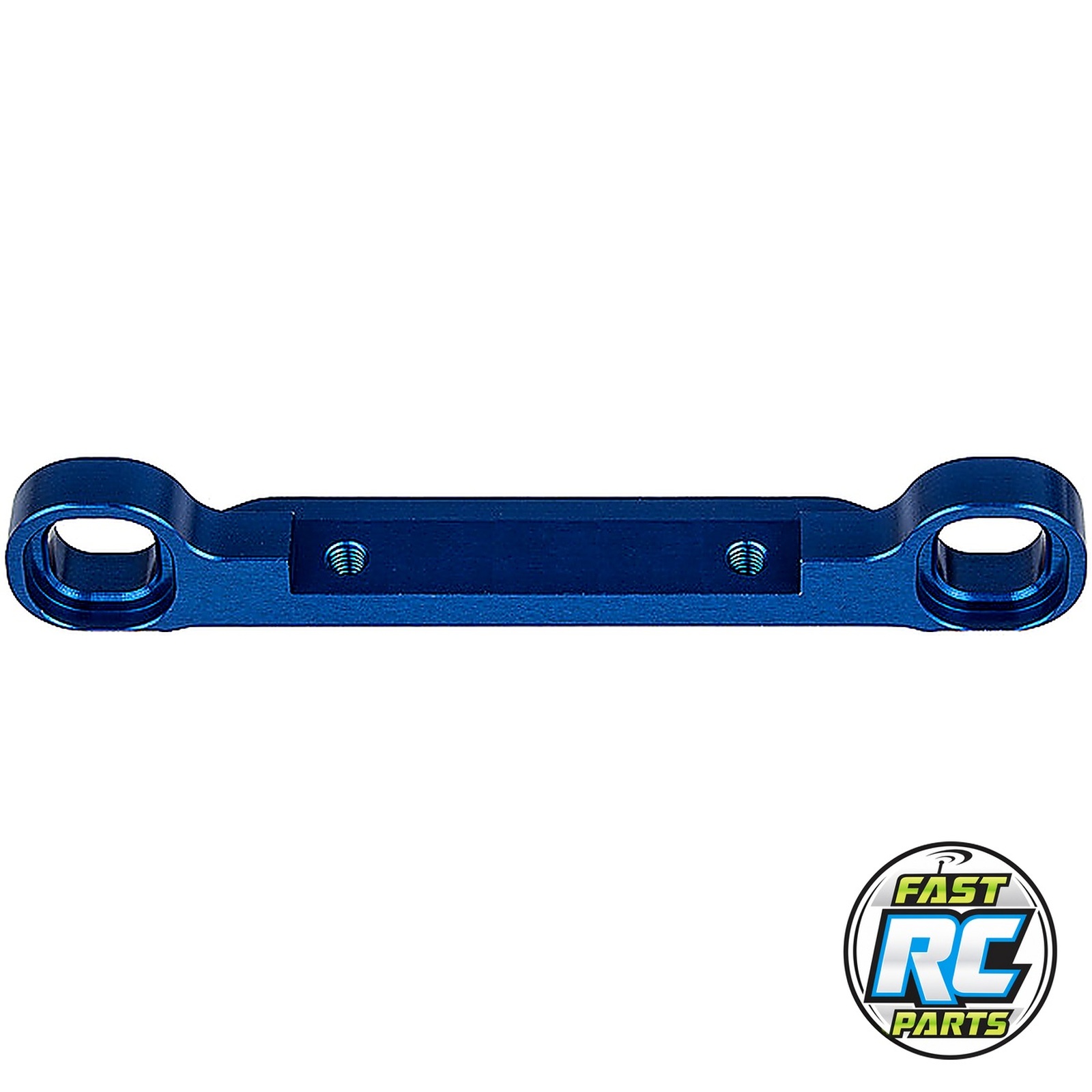 RC8B4.1 Upper Link Mount angled blue aluminum
