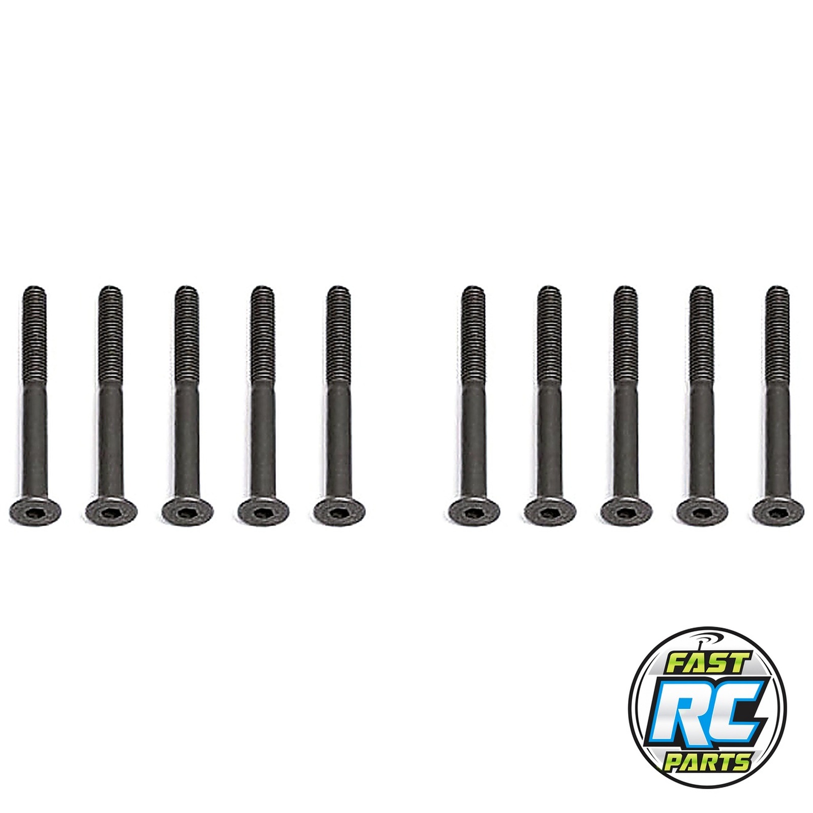 M3x30mm FHCS Flat Head Cap Screws (10)