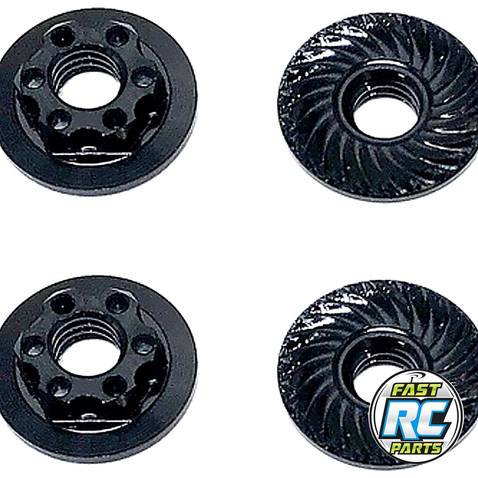 FT Nuts M4 Low Profile Wheel Nuts black
