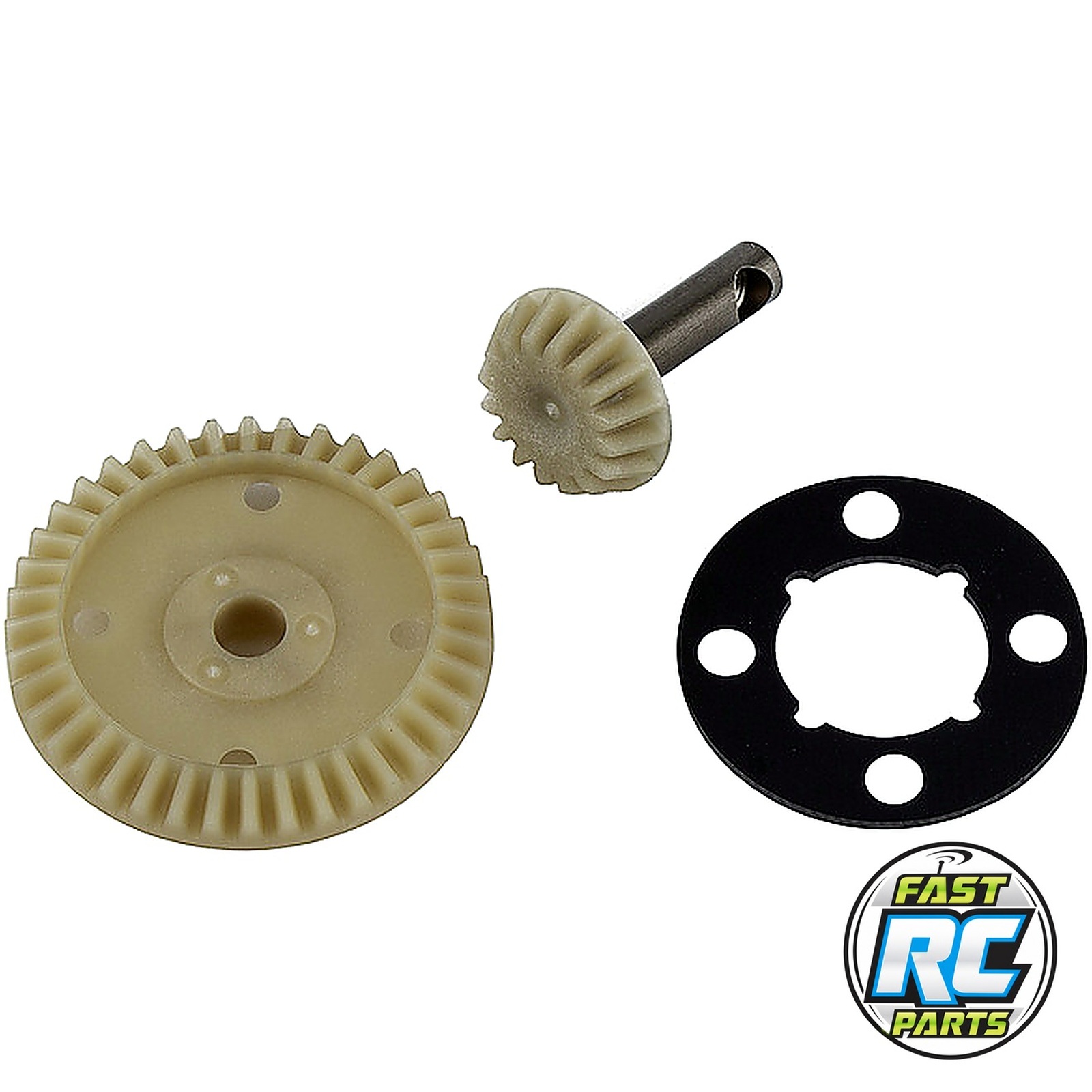 RC10B74.2 FT Ring and Pinion Gear Set molded