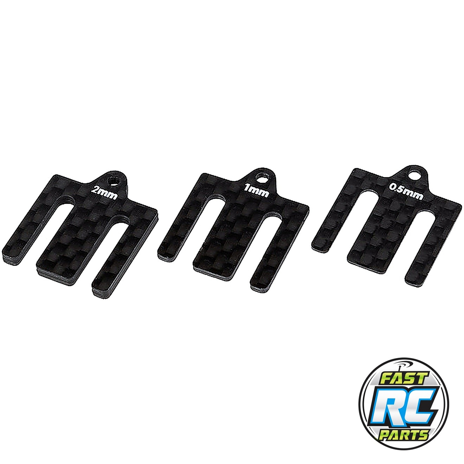 RC10B7 FT Front Bulkhead Shims carbon fiber