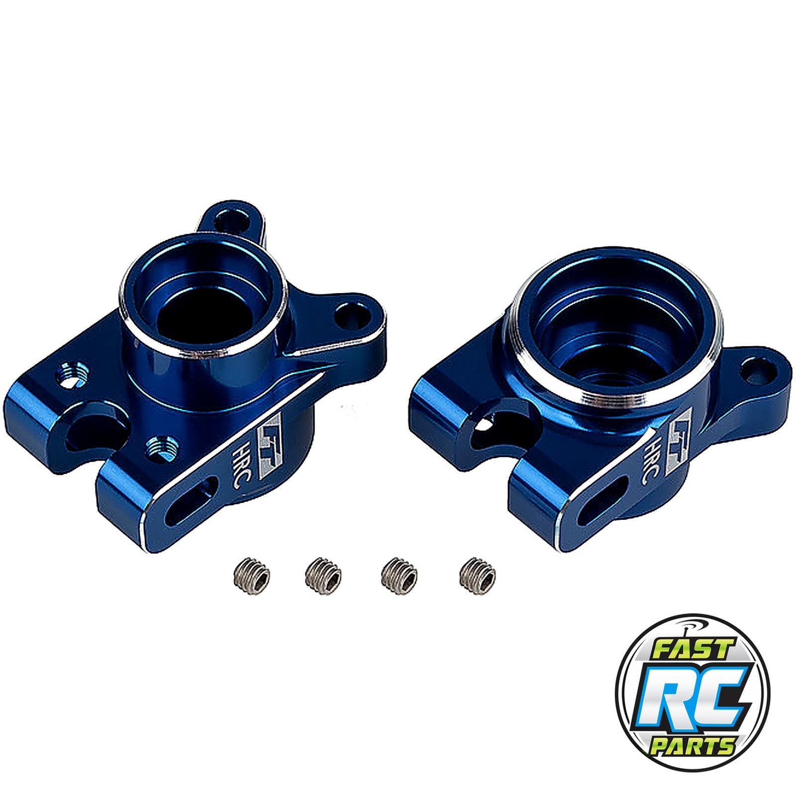 RC10B7 FT Rear Hub Set HRC blue