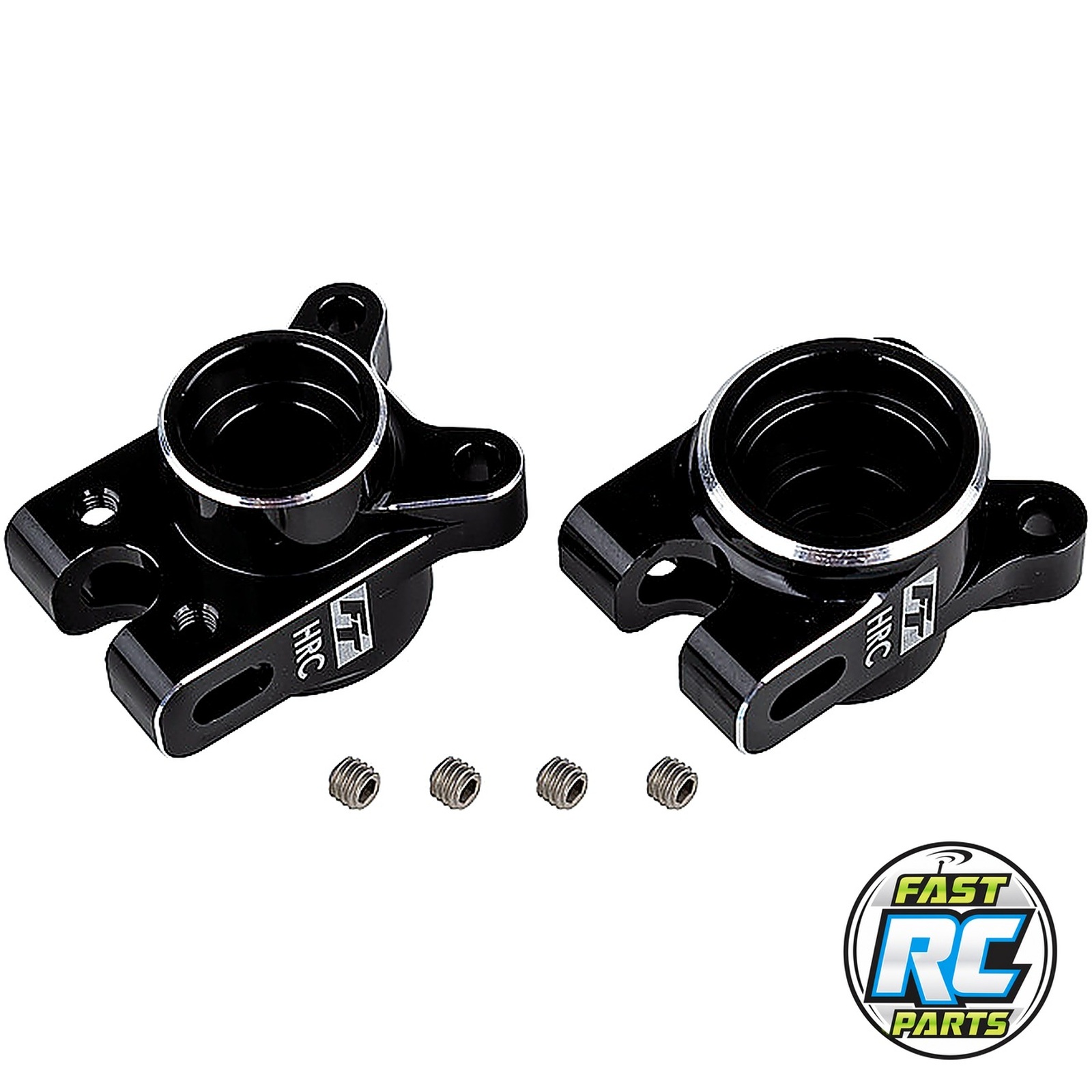 RC10B7 FT Rear Hub Set HRC black