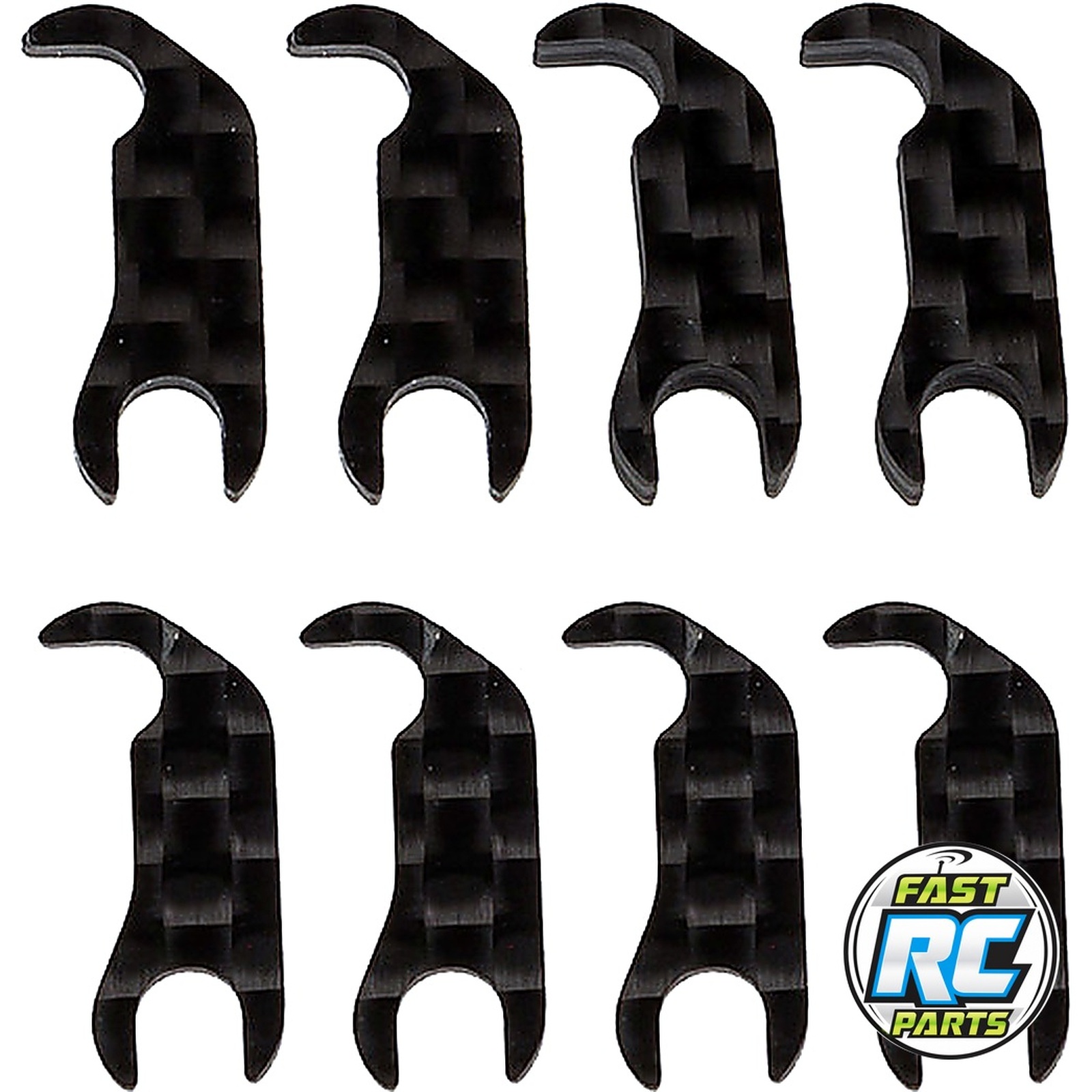 RC10B7 FT Steering Block Mount Shim Set carbon fiber