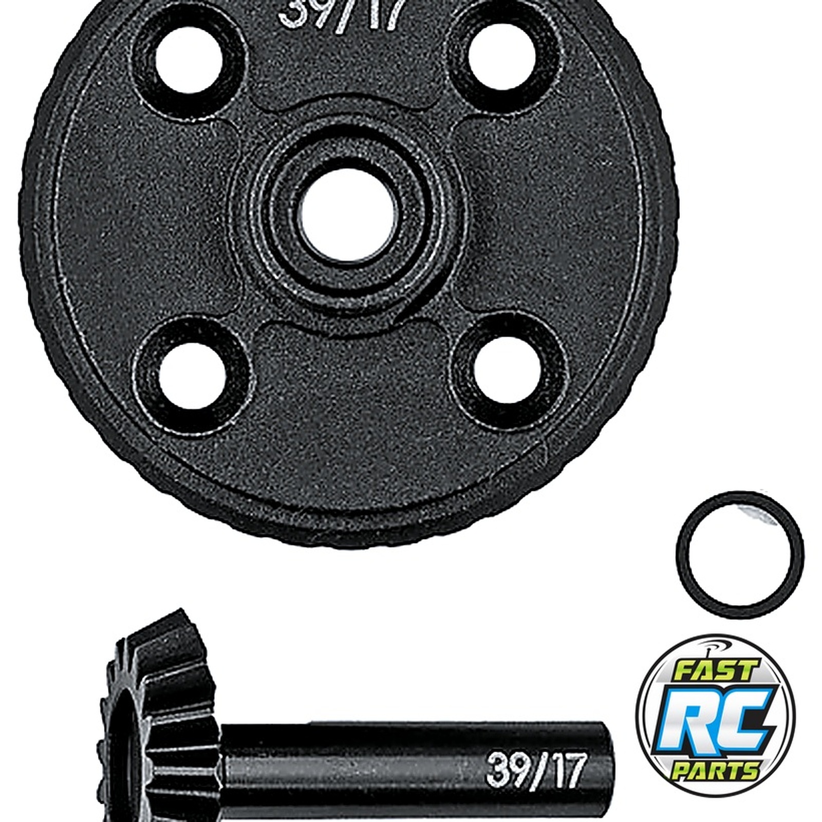 RC10b84 Ft 39/17 Overdrive Ring and Pinion Gear Set Steel
