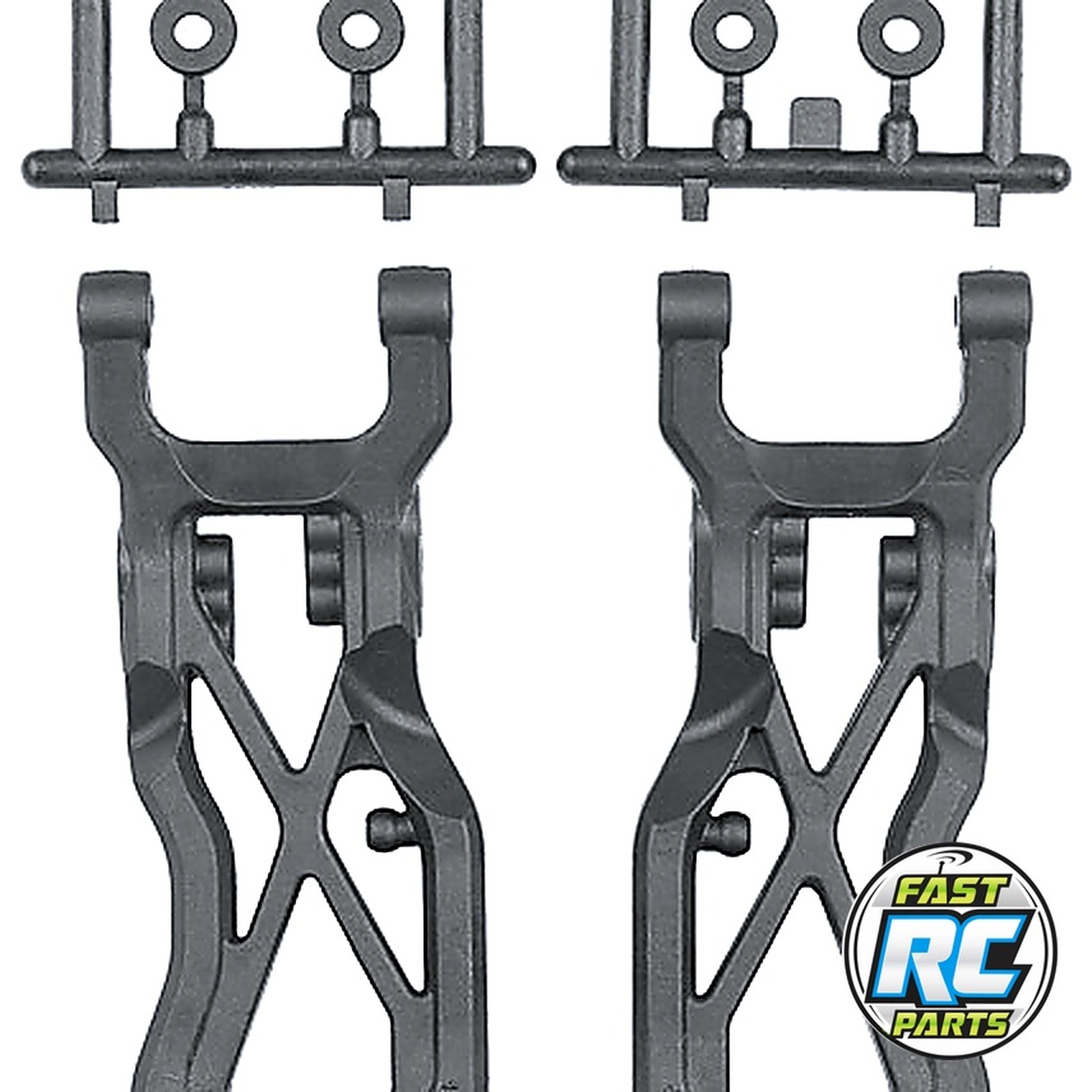 RC10B7 FT Carbon Rear Suspension Arms V2 81mm