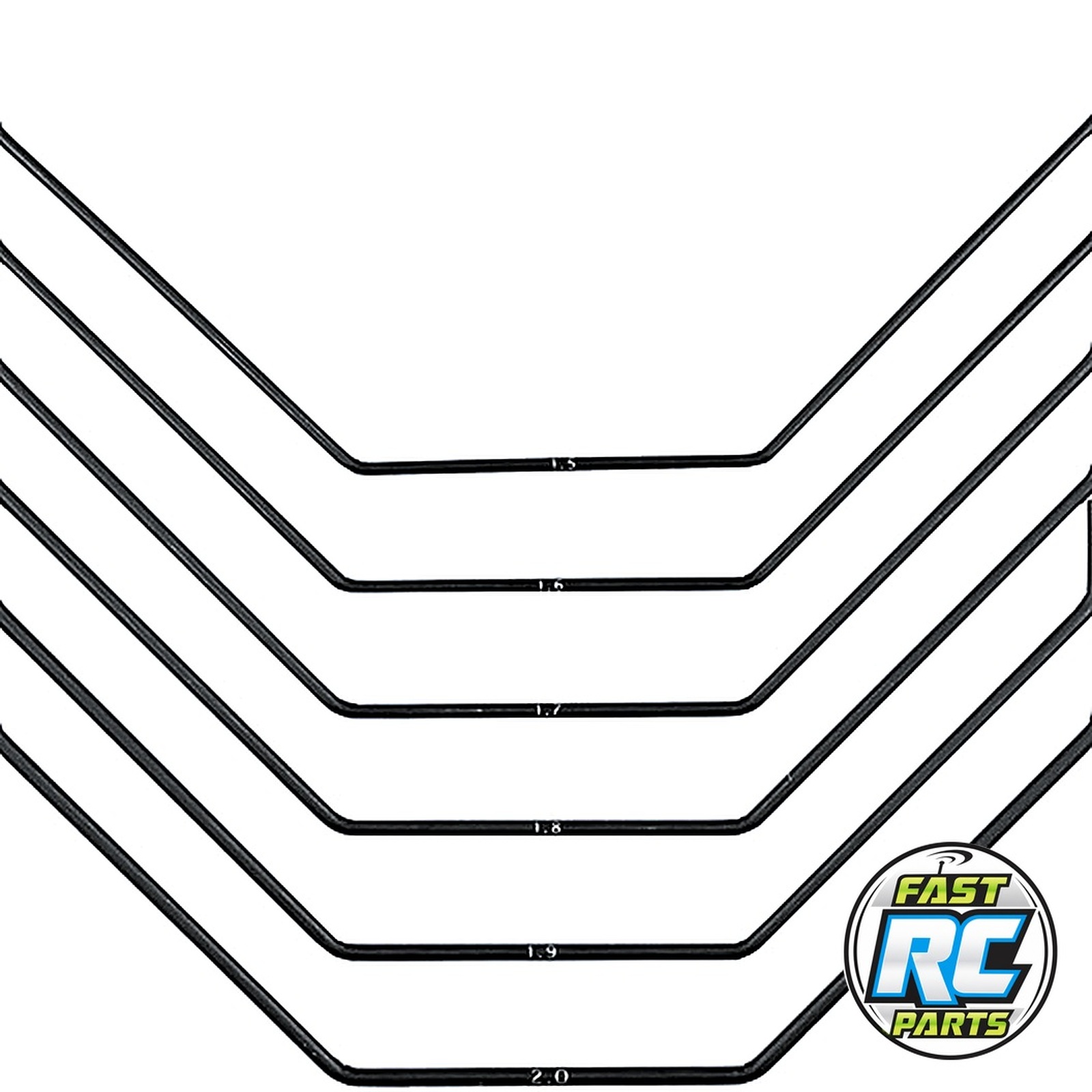 RC10T84 Rear Anti-Roll Bar Set 1.5 - 2.0mm