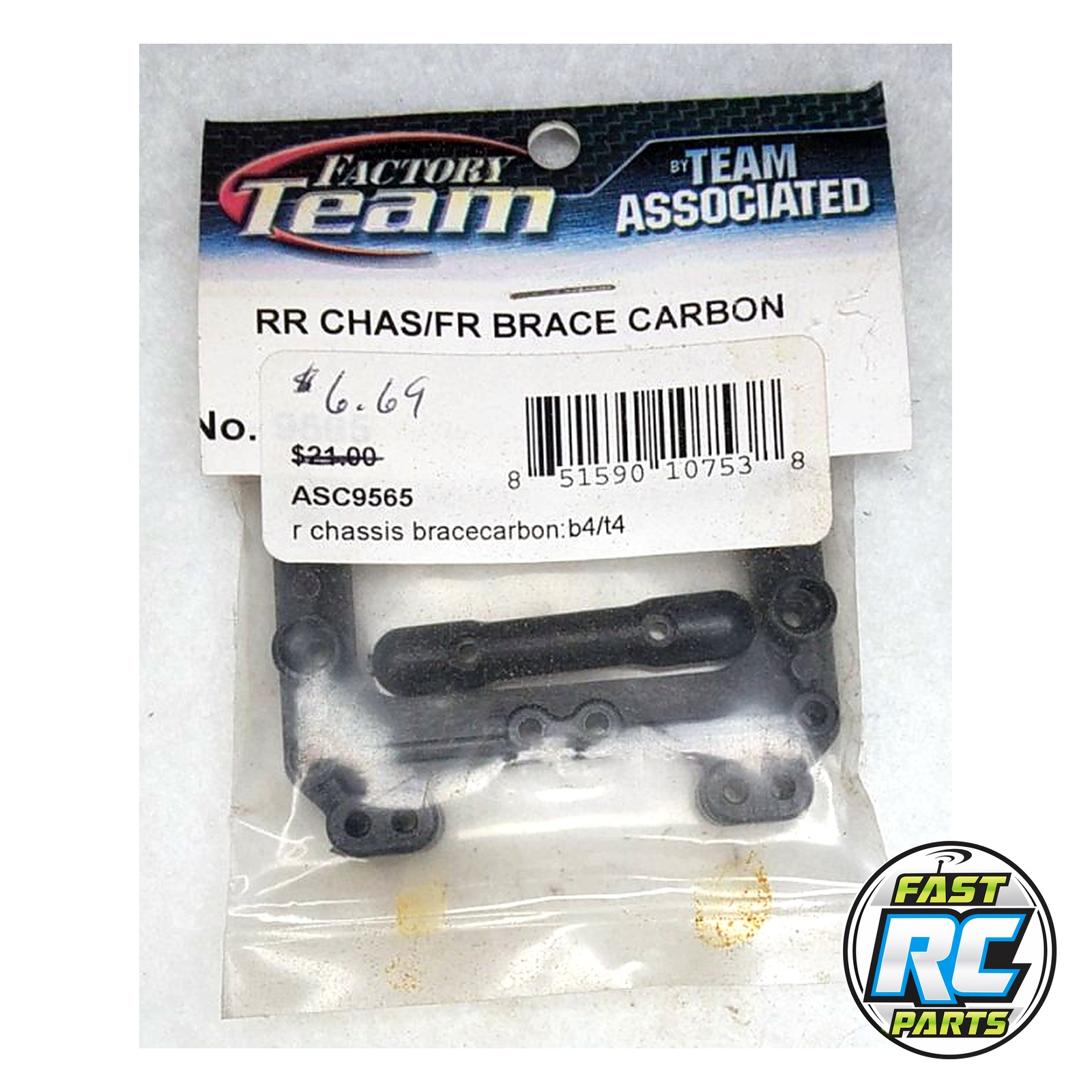 Factory team Rear Chassis Brace & Front Pin Brace RC10B4