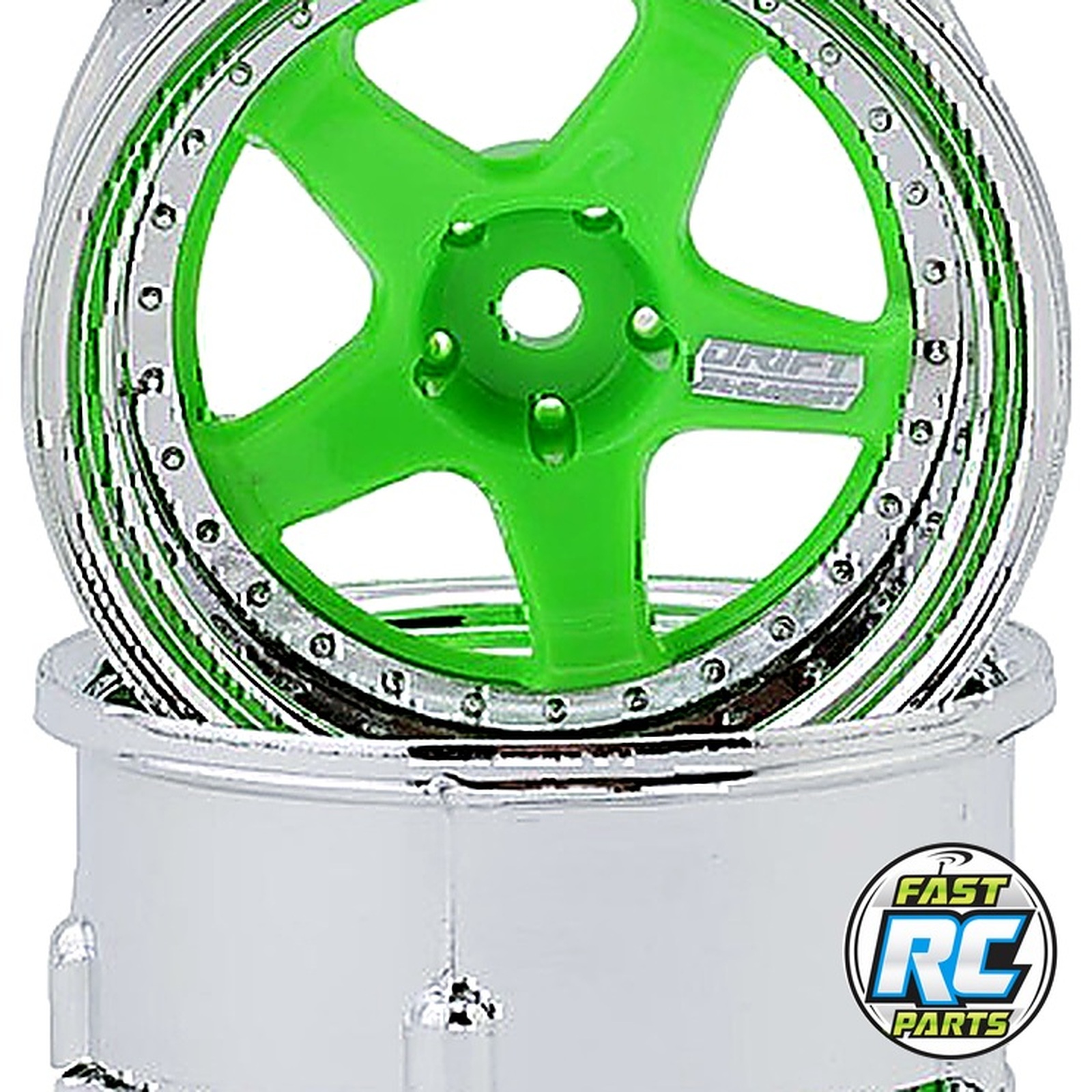 Drift Element 5 Spokes Drift Whee Flu Green/Chrome Lip