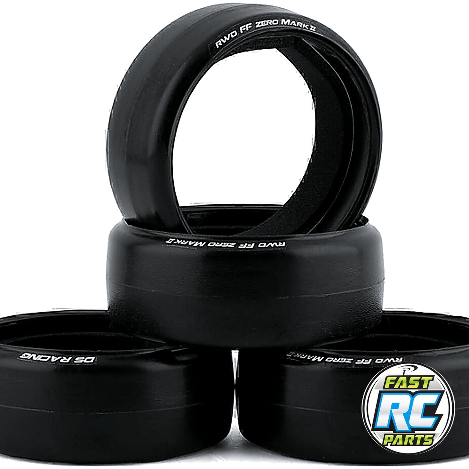 Slick Drift Tires (4) (RWD FF Zero Mark II) (RWD FF Zero Mark II)