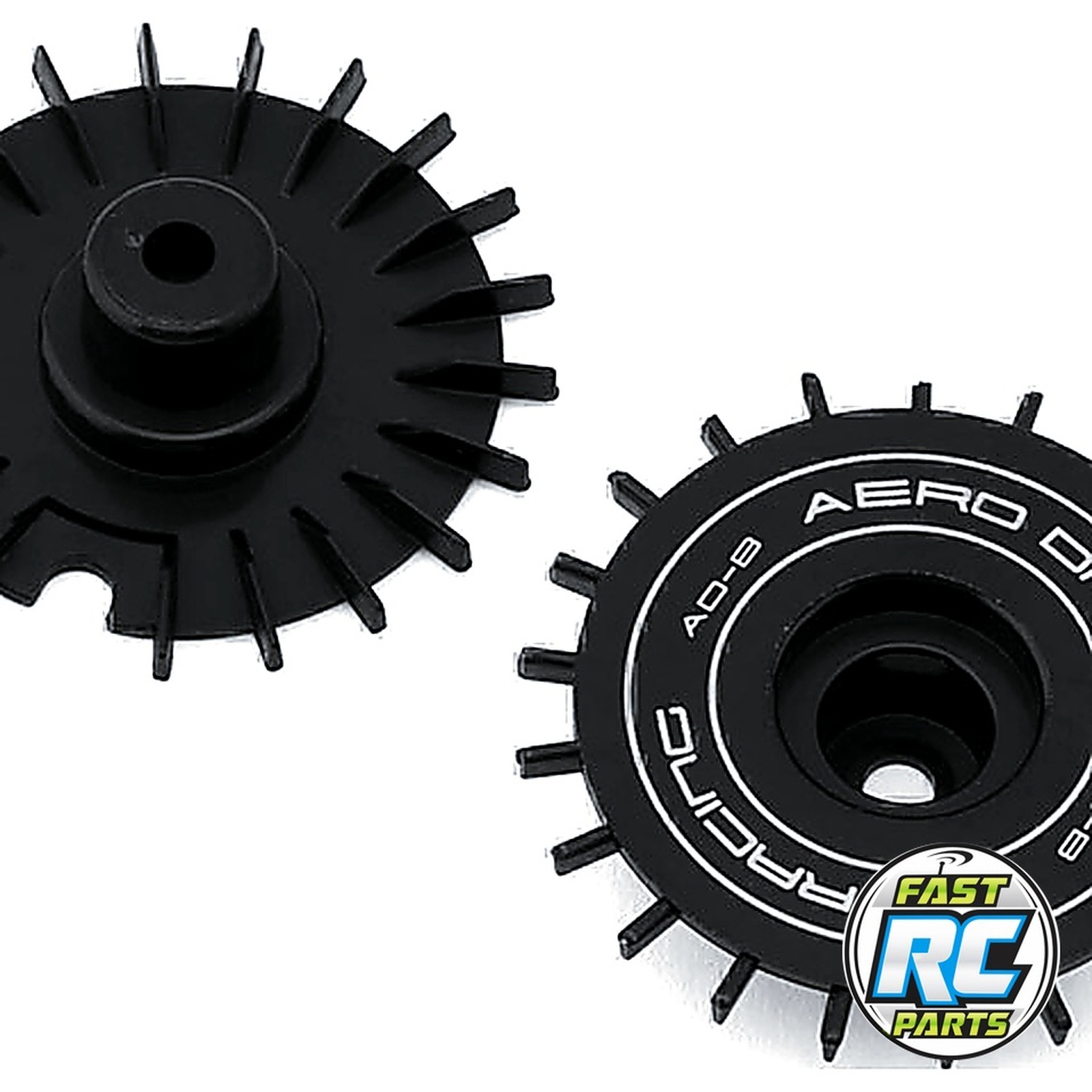 Flat Aero Drift Wheel Cover (Brack) (2) (Drift Element Wheels)
