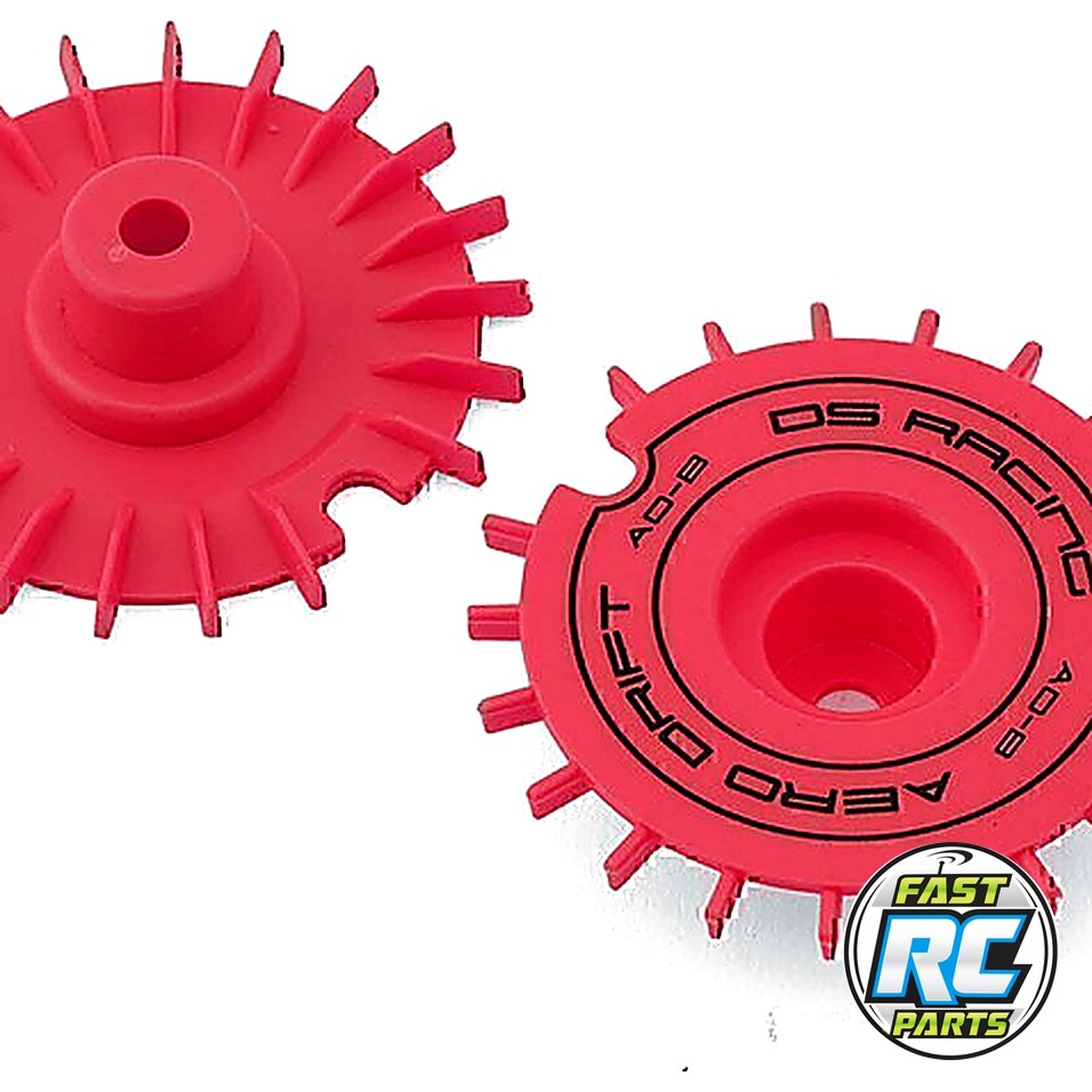 Flat Aero Drift Wheel Cover (Flue Pink) (2) (Drift Element Wheel)