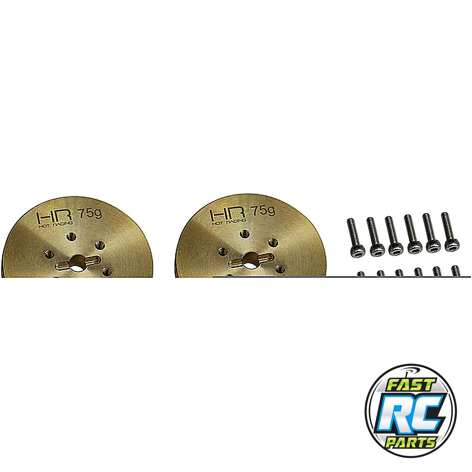 Heavy Brass wheel Hub with pin drive 75g EDR