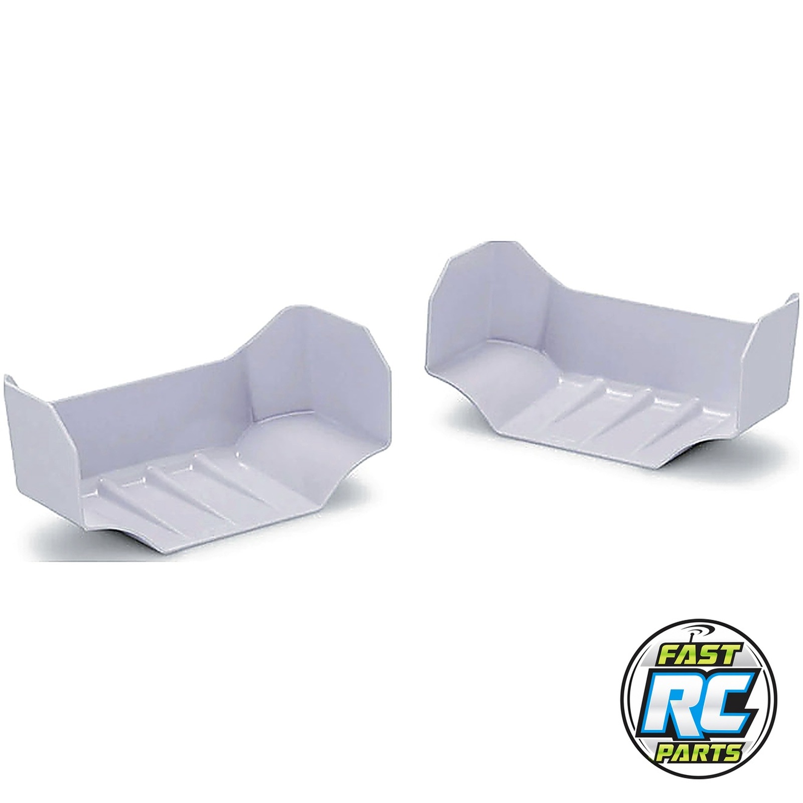 Truggy 1/8 Evo Molded Front Wings (White) (2)