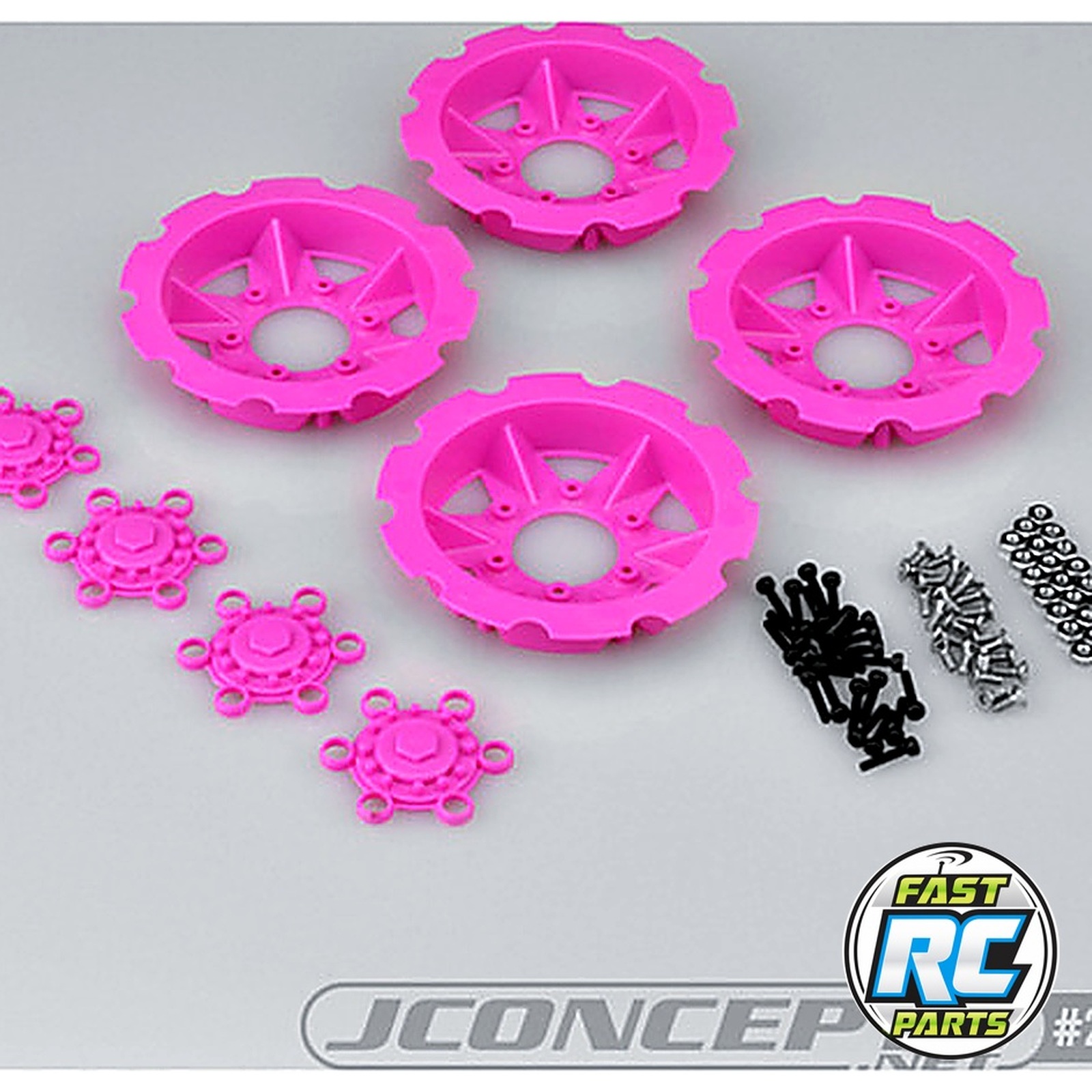 Tracker Wheel Discs for Dragon Wheels Pink 4 pieces