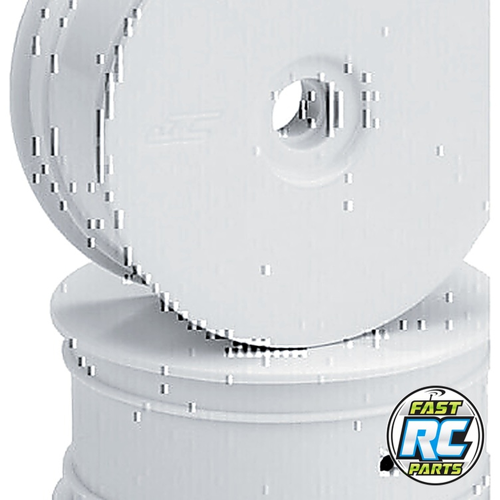 Mono - RC10T narrow front wheel white - 2pc