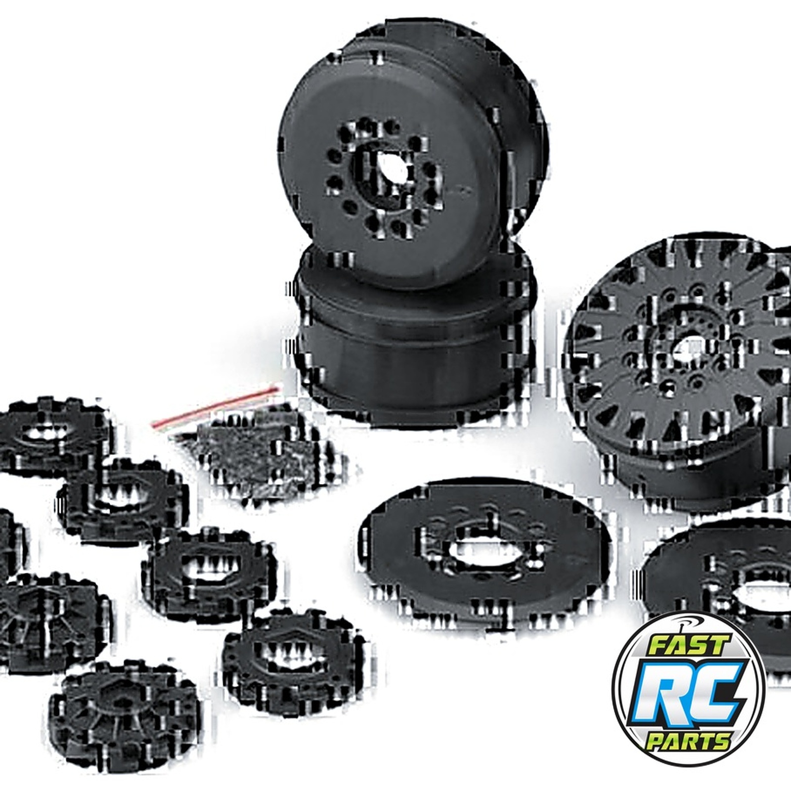 Cheetah 83mm speed-run wheel-12 & 17mm hex adapt-Blk