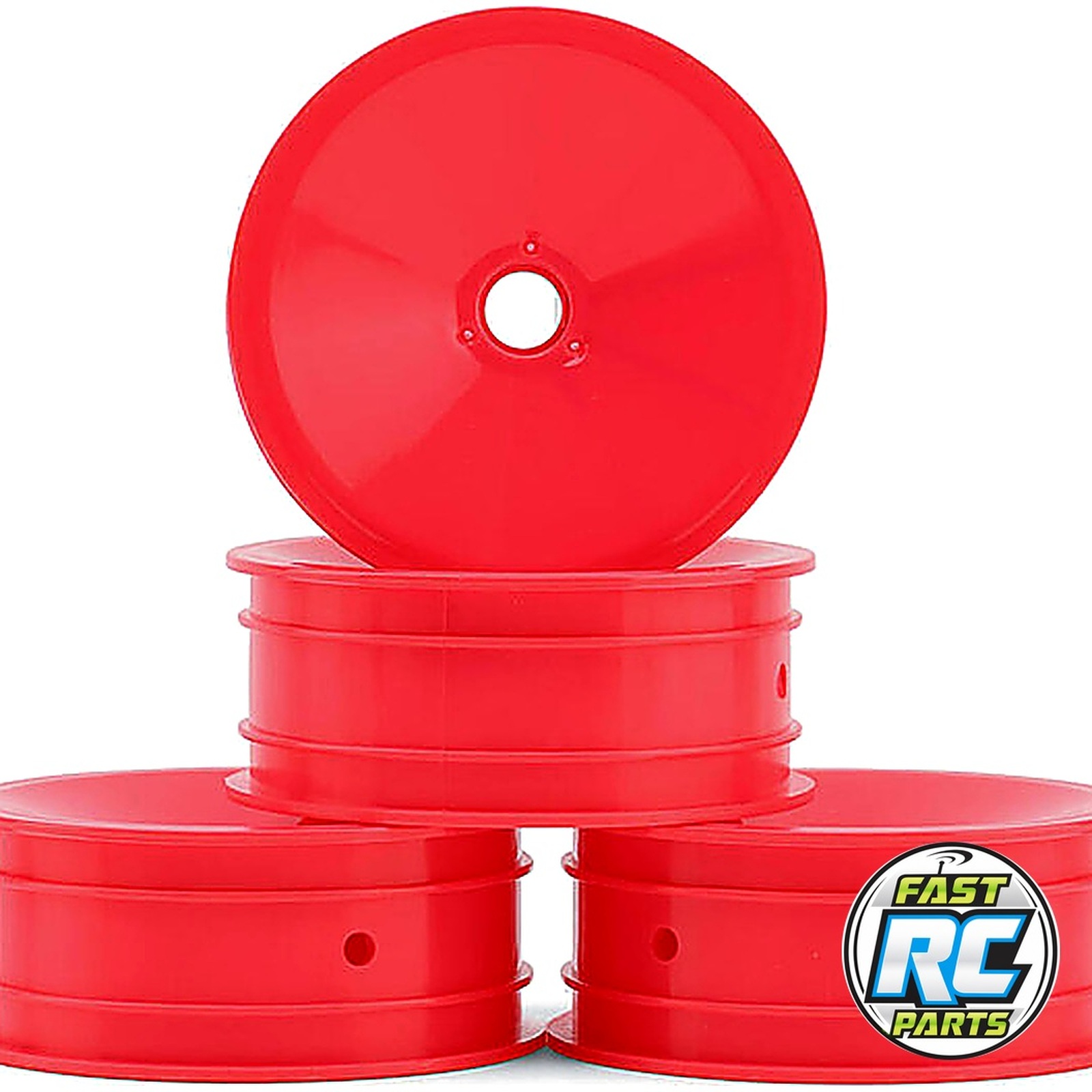 RC10 Mono 2.2 Bearing Front Wheels (Pink) (4)
