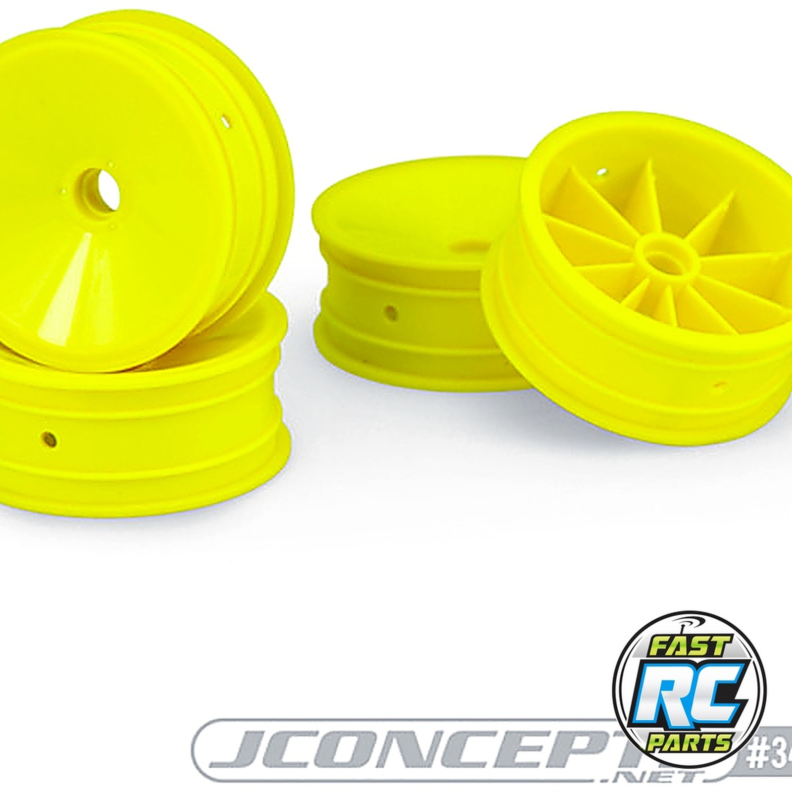 Mono RC10 RC10b2 RC10b3 2.2 Front Wheel Yellow (4)