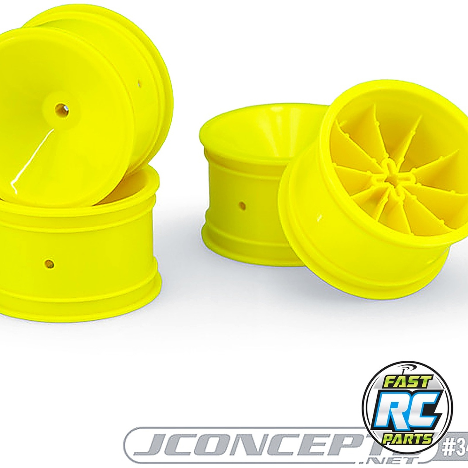 Mono RC10 RC10B2 RC10B3 2.2 rear wheel Yellow 4