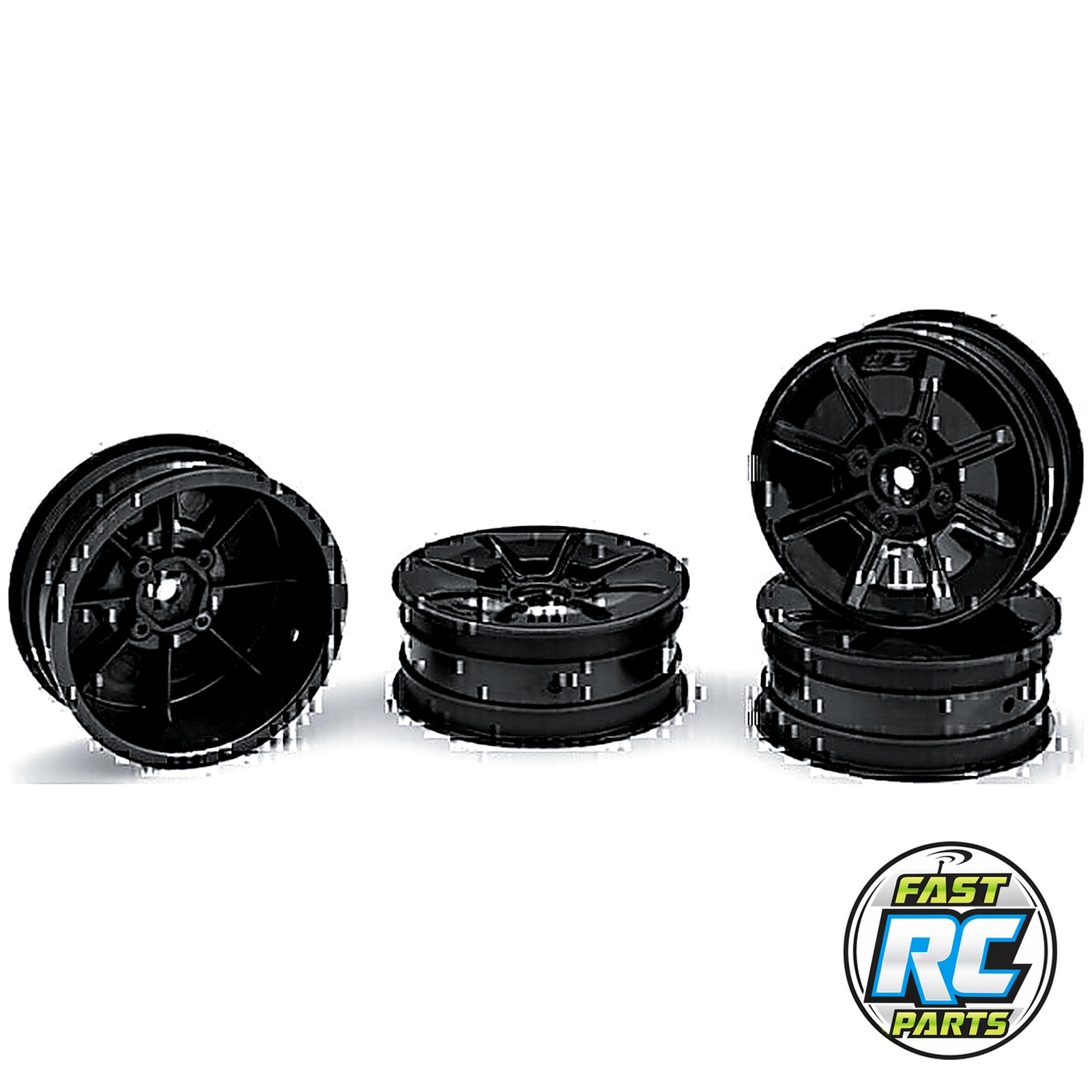 Pioneer - RC10b7/RC10b7d 2.2 2WD Buggy Front Wheel Stealth Black