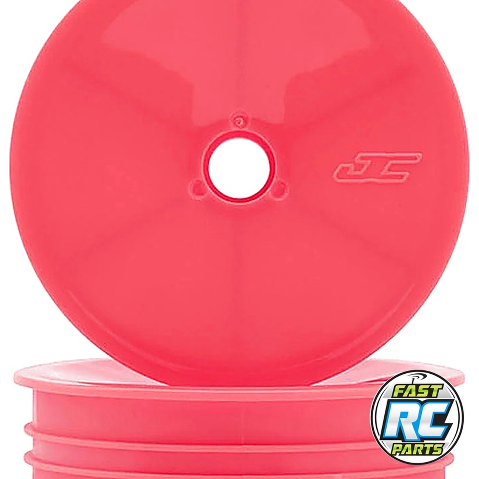 RC10 Mono 2.0 Vintage Buggy Front Wheels (Pink) (2)