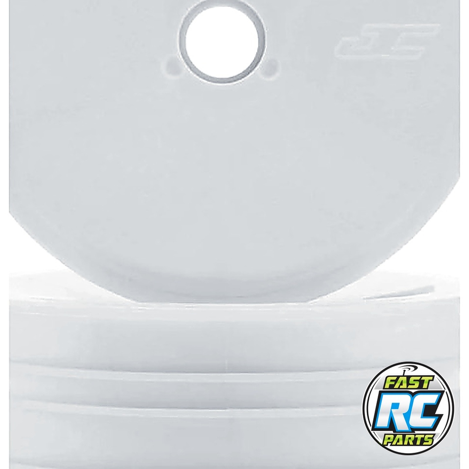 RC10 Mono 2.0 Vintage Buggy Front Wheels (White) (2)