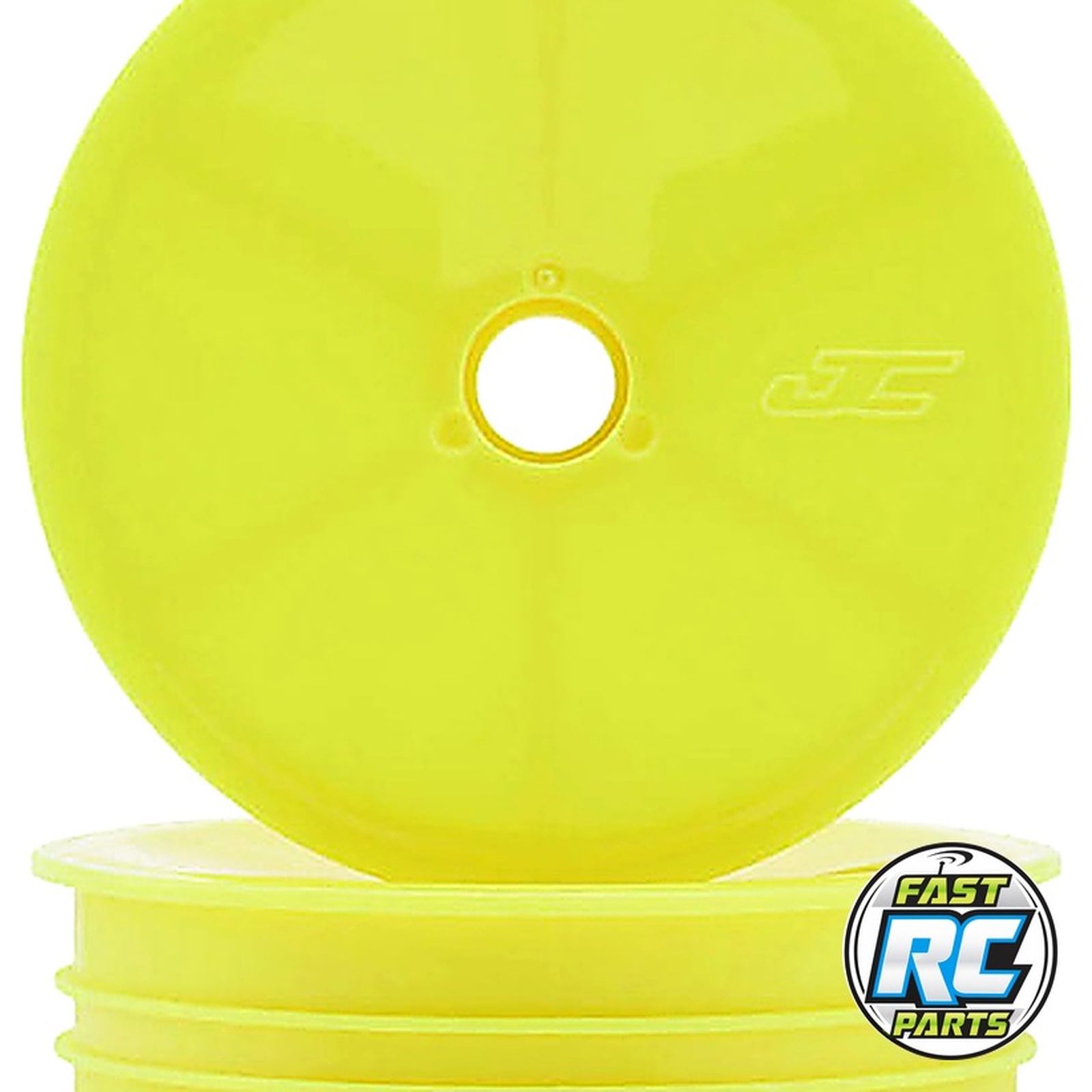 RC10 Mono 2.0 Vintage Buggy Front Wheels (Yellow) (2)