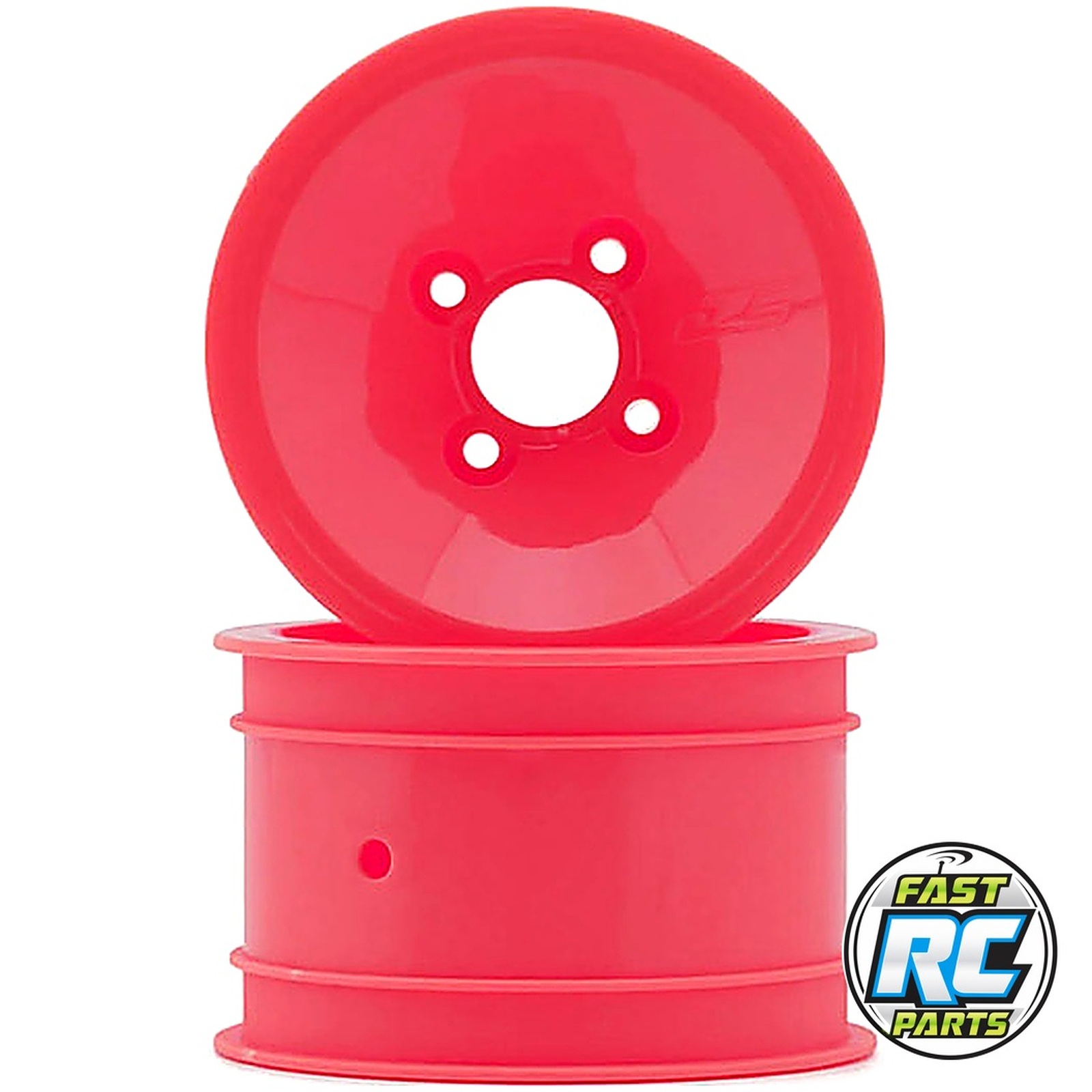 RC10 Mono 2.0 Vintage Buggy Rear Wheels (Pink) (2)