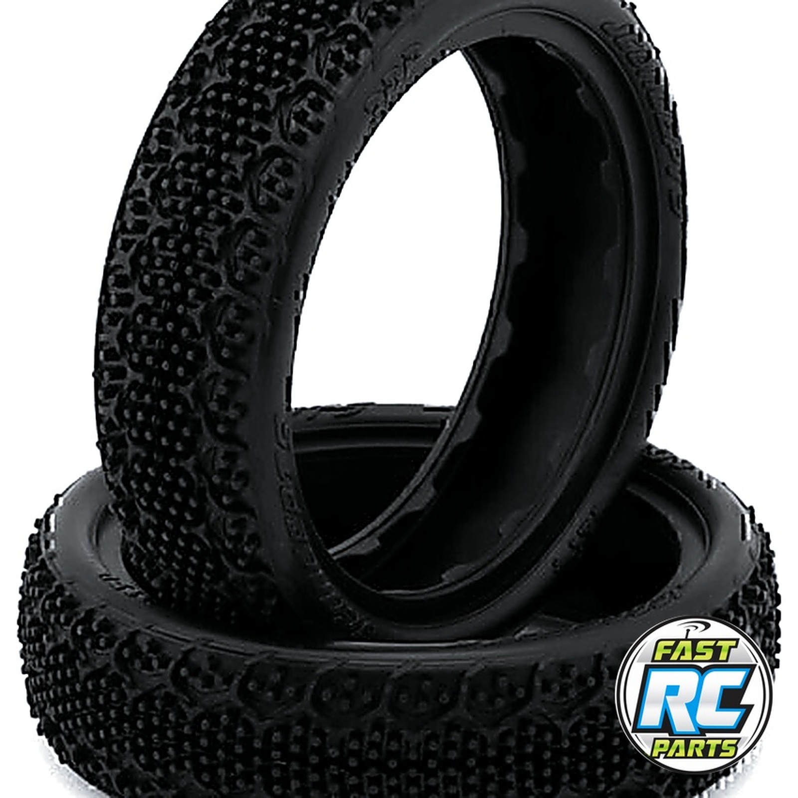 3dp 2.2 2WD Front Buggy Carpet Tires (2) (Pink)