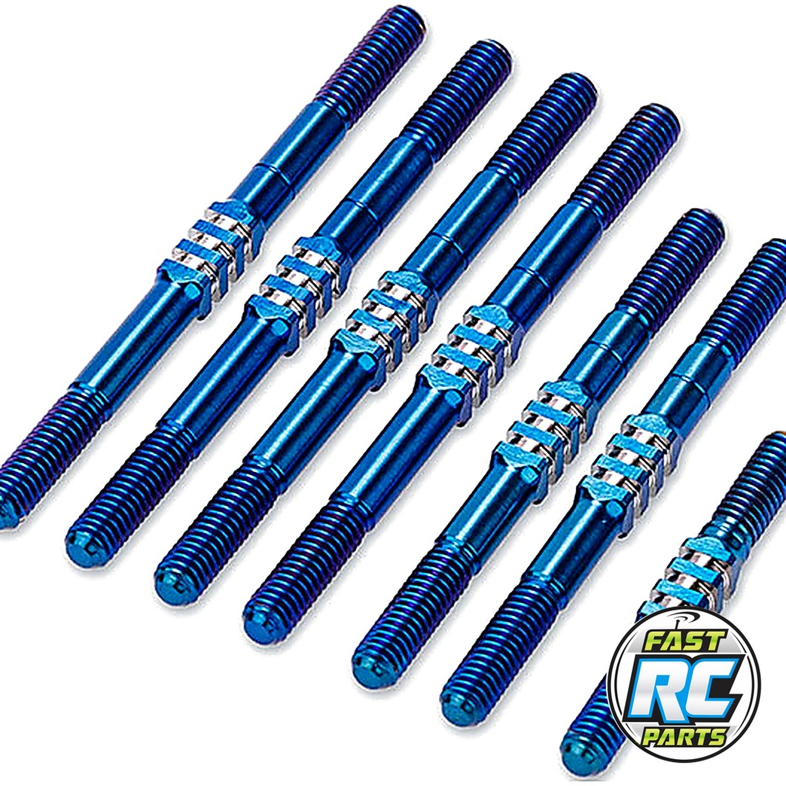 Schumacher Cat Pb Fin Titanium Turnbuckle Set (Blue)