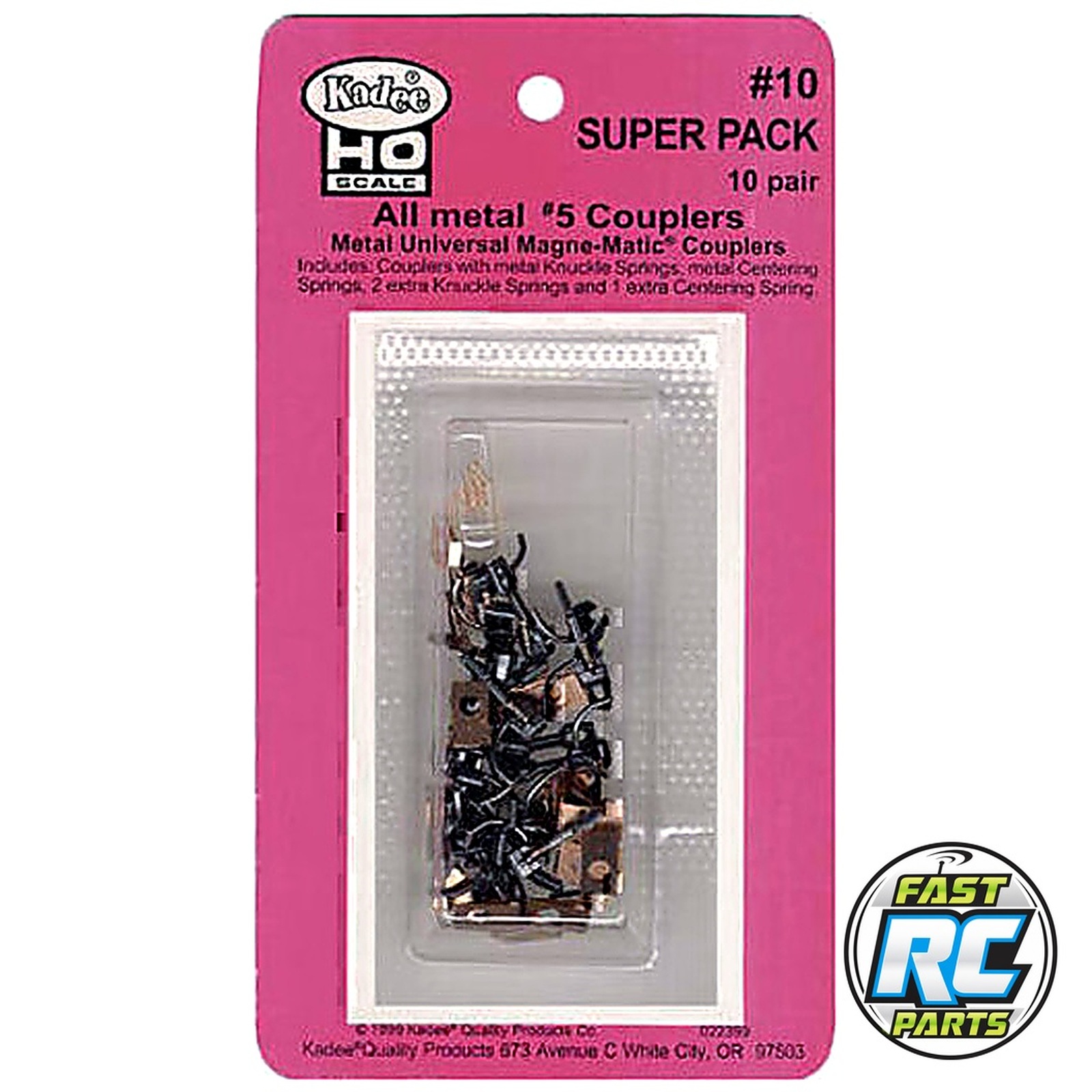 Ho #5 Coupler 9/32 Center 10pr