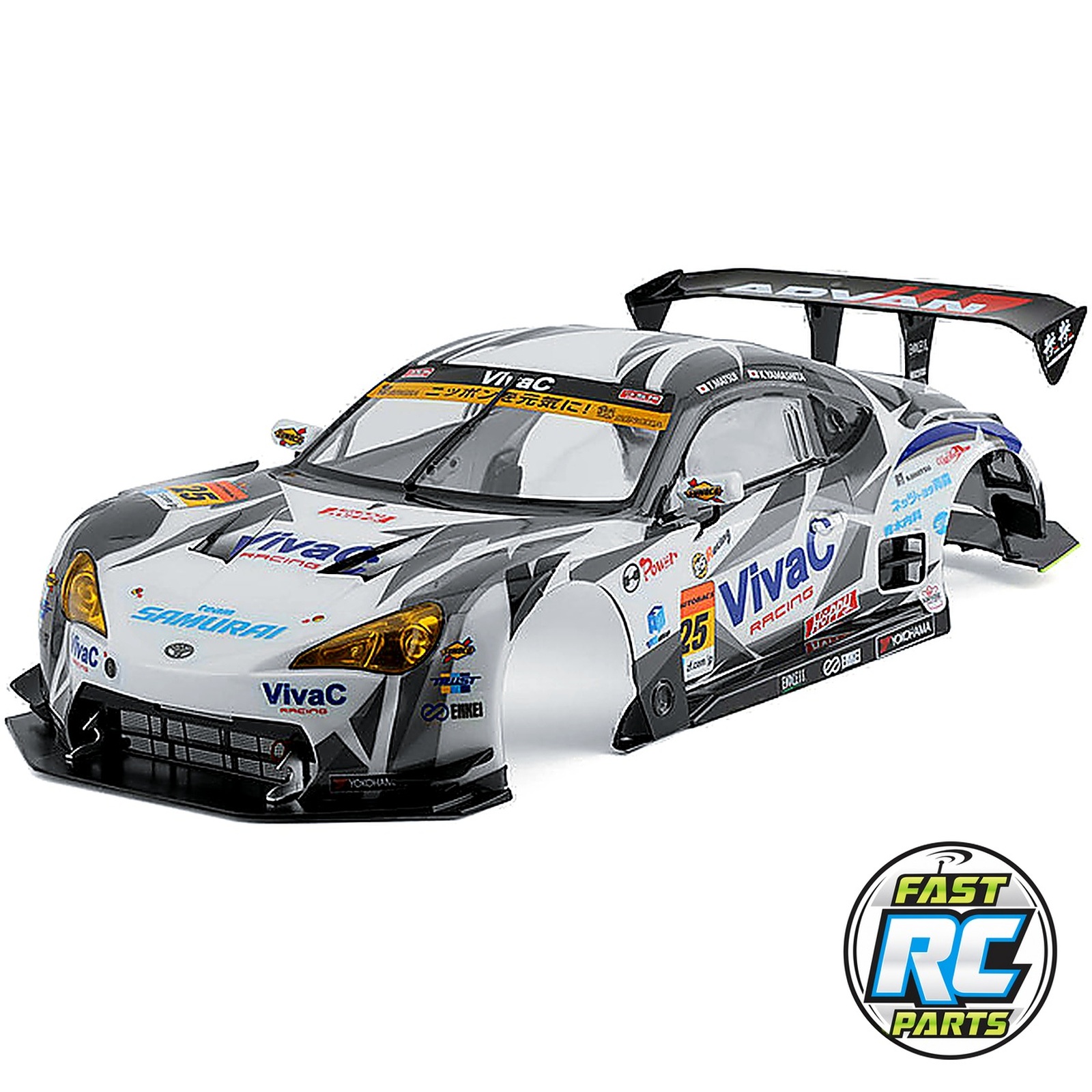 VivaC 86 MC 2016 T0Y0TA 1:10 Touring Car Body (Clear)
