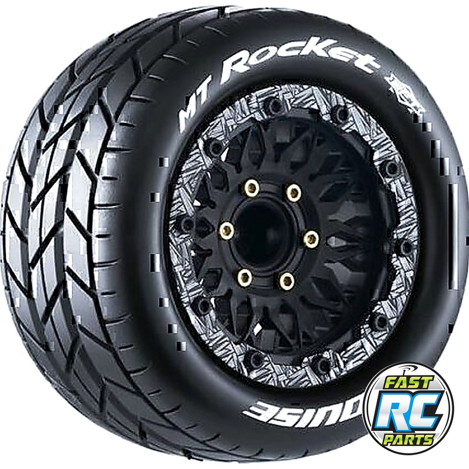 Mft Mt-Rocket Soft 1:10 Monster Truck Tires 12 14 17mm Remova
