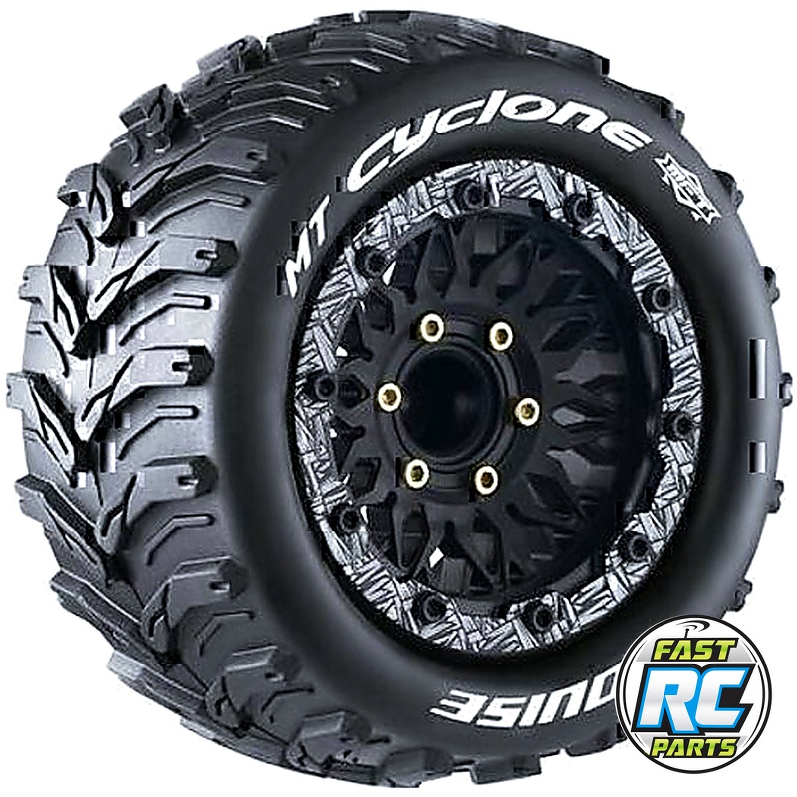 Mft Mt-Cyclone Soft 1:10 Monster Truck Tires 12 14 17mm Remov