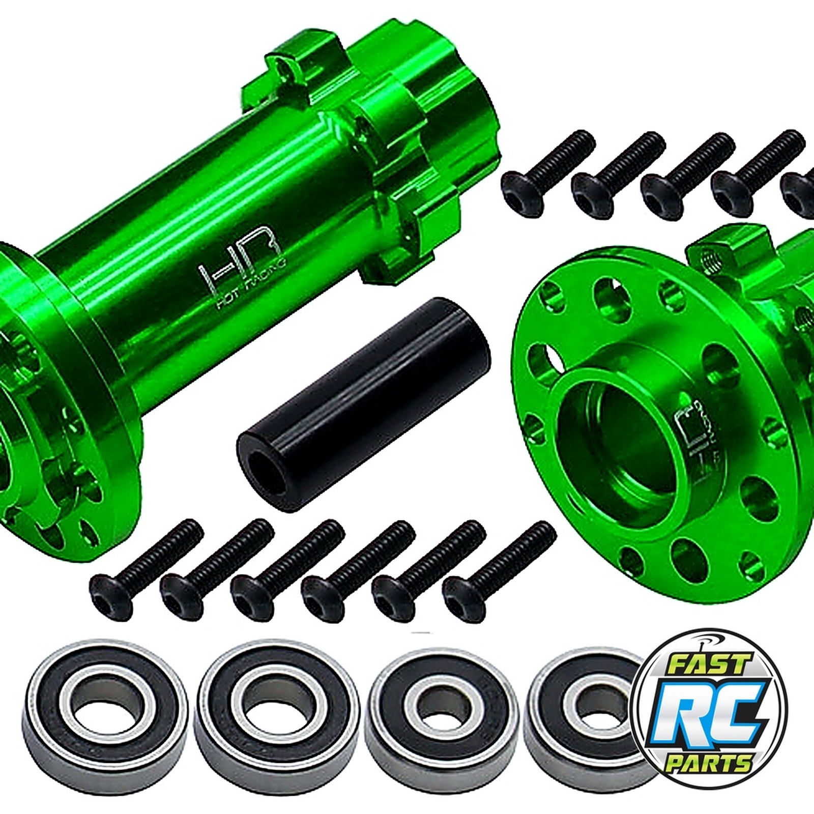 CNC Aluminum Hub Set Green: PM-MX