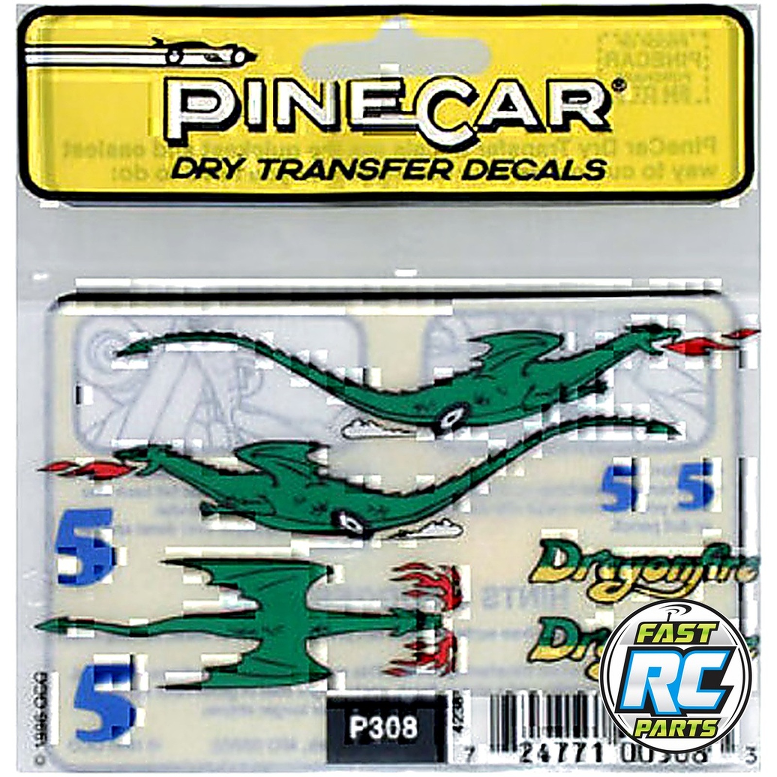 Dry Transfer Decals Dragonfire