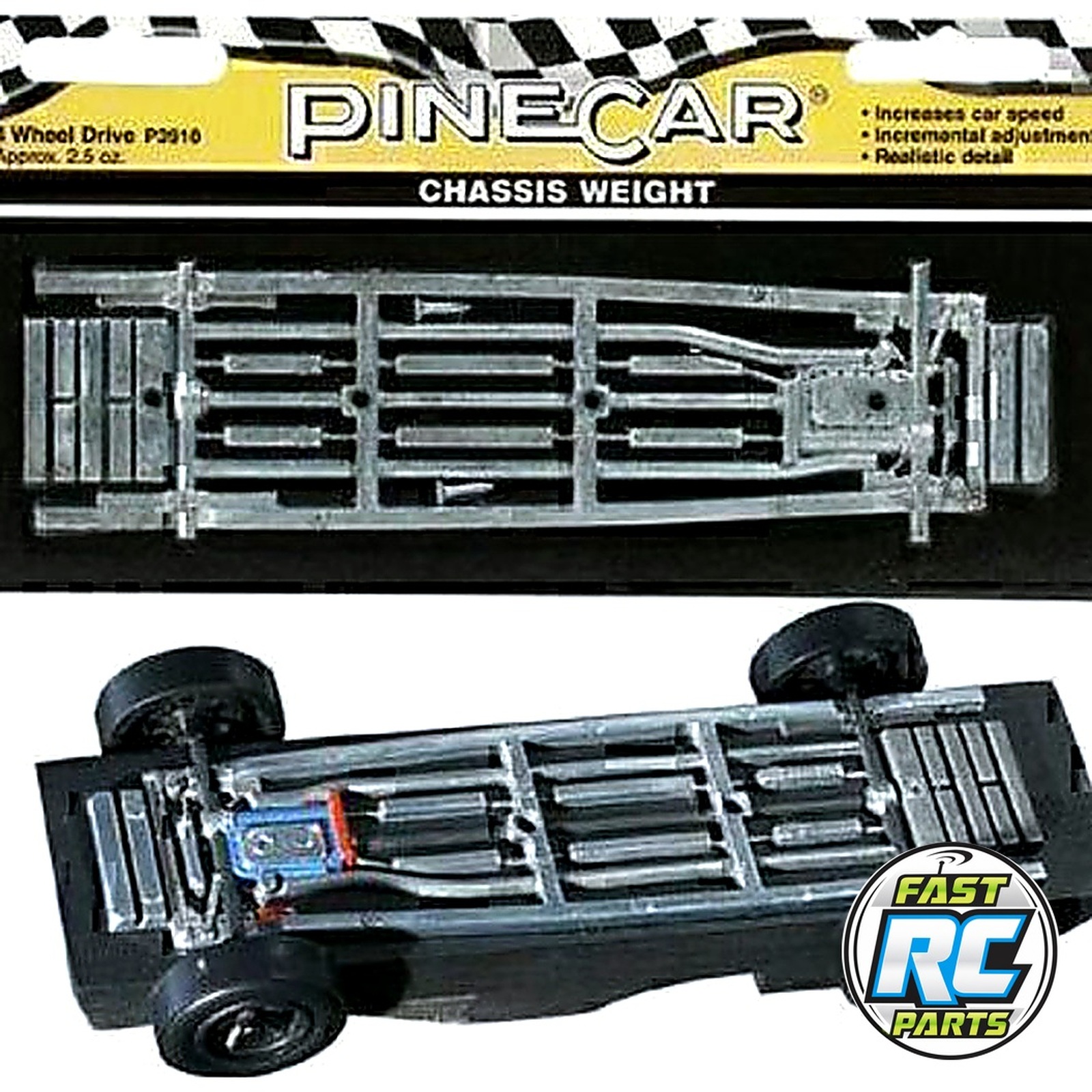 Chassis Weight Four Wheel Drive 2.5 oz