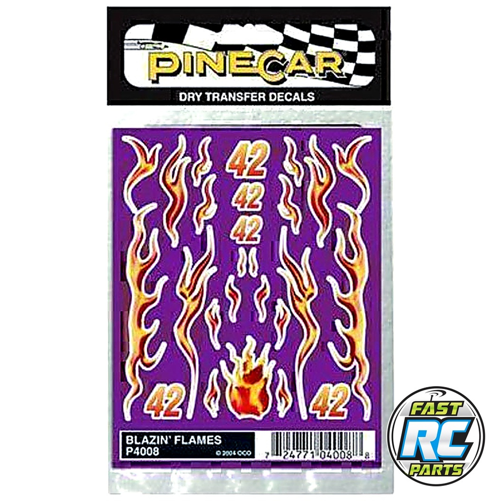 Dry Transfer Decals Blazin Flames