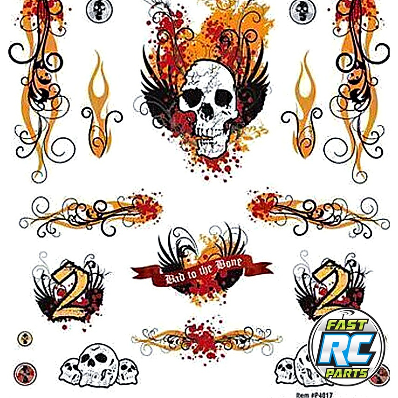 Dry Transfer Decals Bad To The Bone